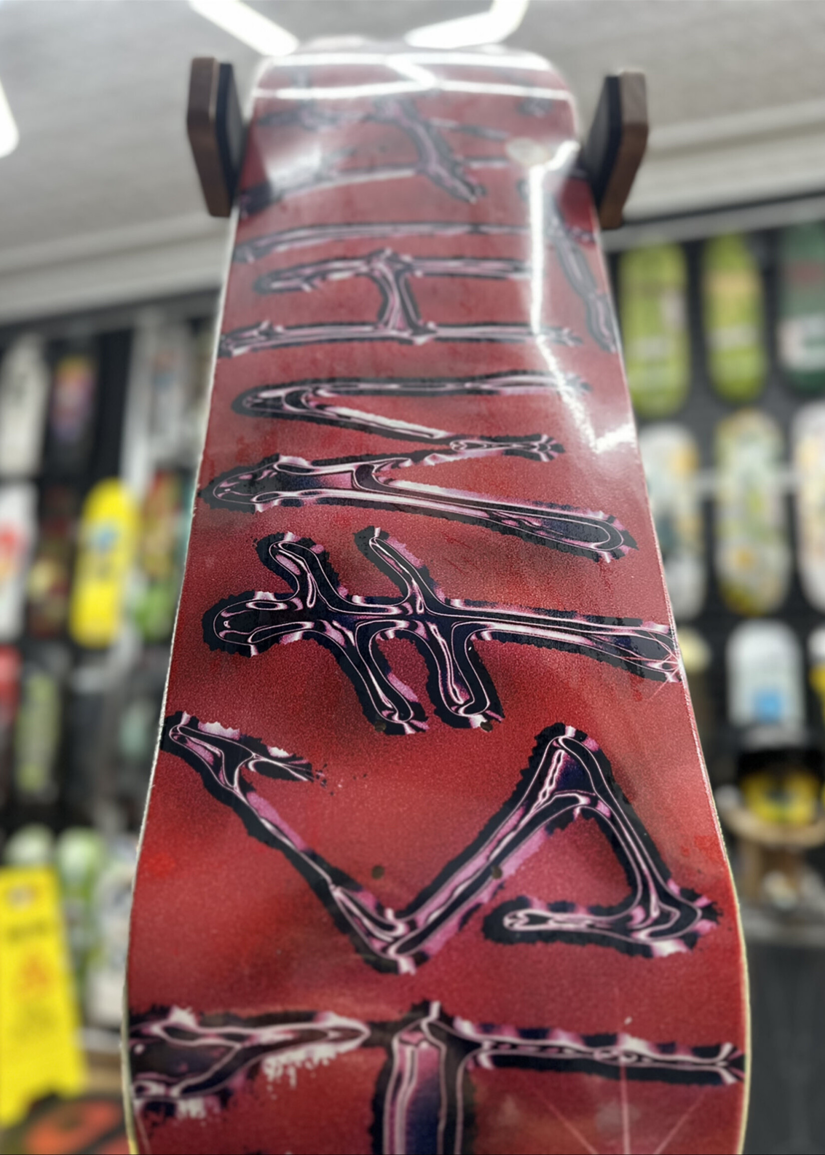 Deathwish Skateboards DEATHWISH - OG Spray Chrome Red Deck - 8.38"
