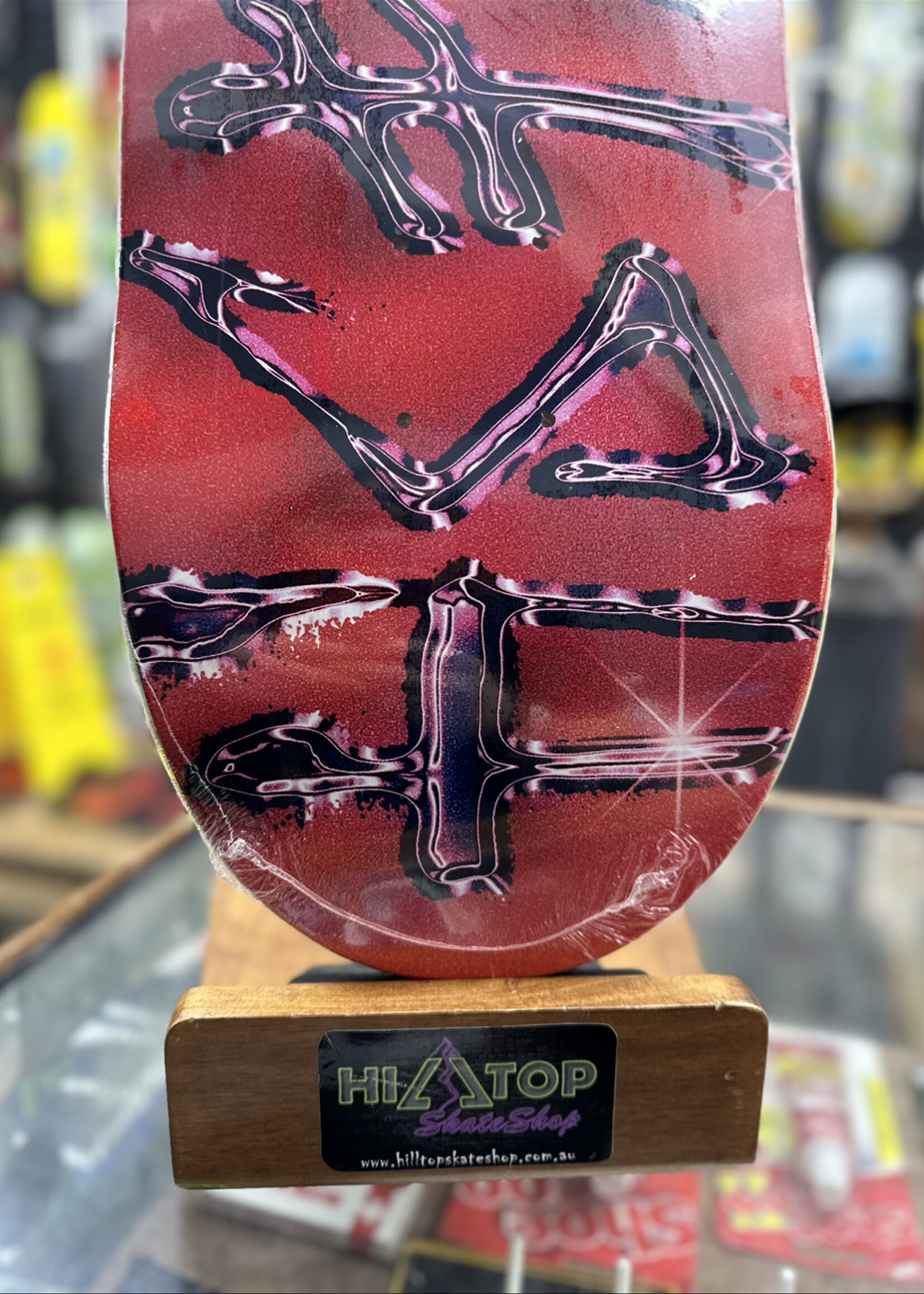Deathwish Skateboards DEATHWISH - OG Spray Chrome Red Deck - 8.38"