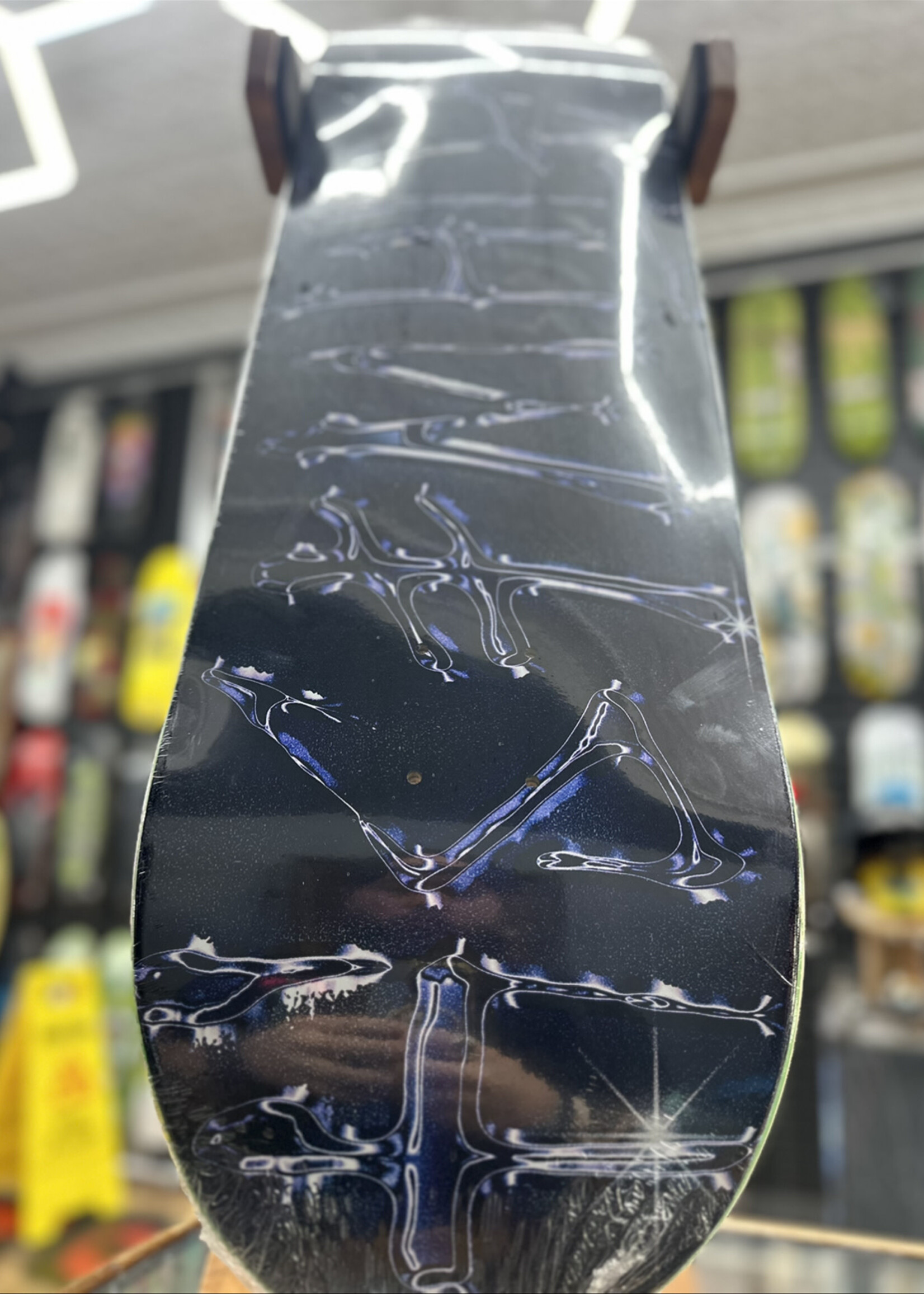 Deathwish Skateboards DEATHWISH - OG Spray Chrome Black Deck - 9.0"