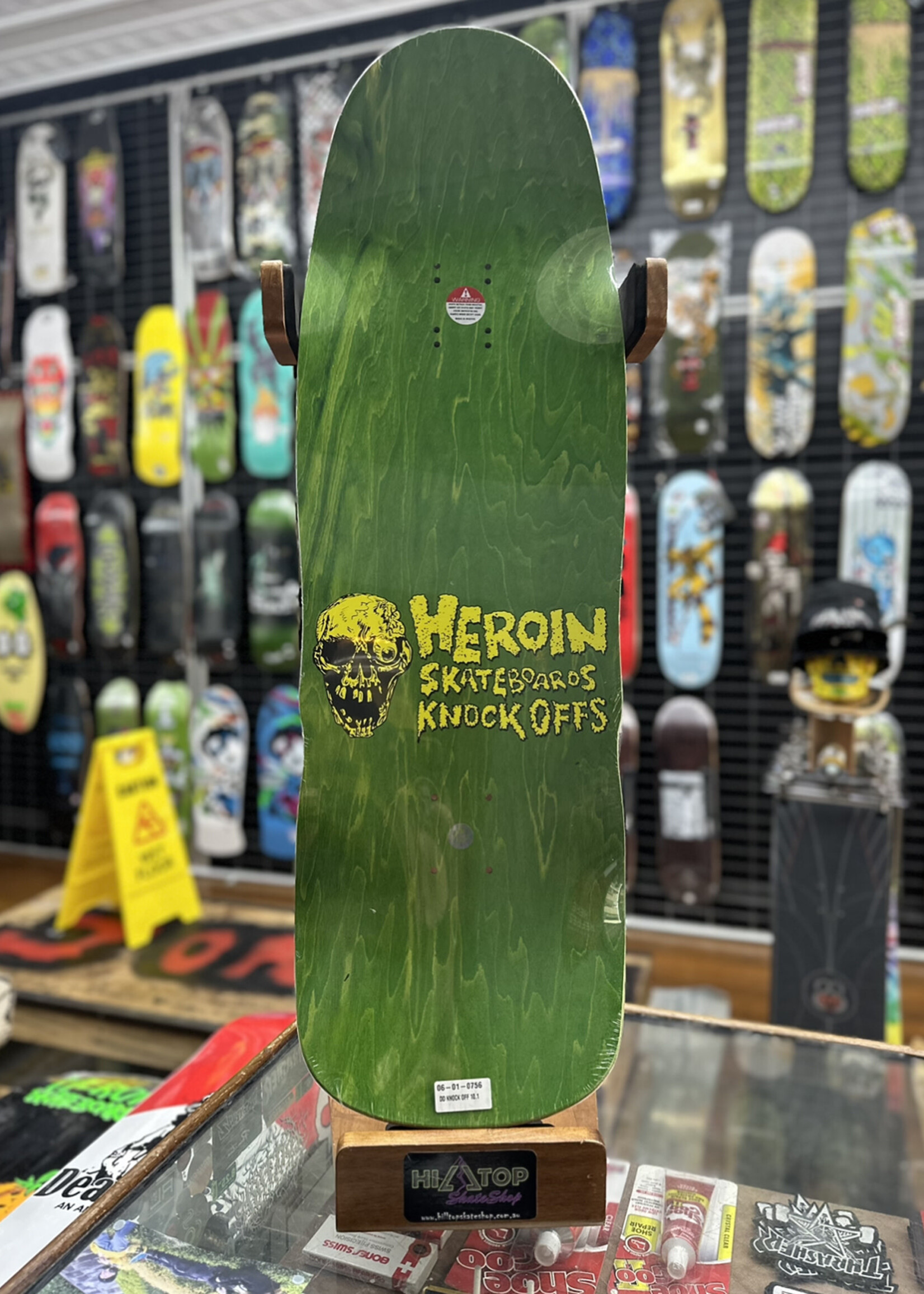 HEROIN SKATEBOARDS HEROIN SKATEBOARDS - Dead Dave Knock Off Deck - 10.1"