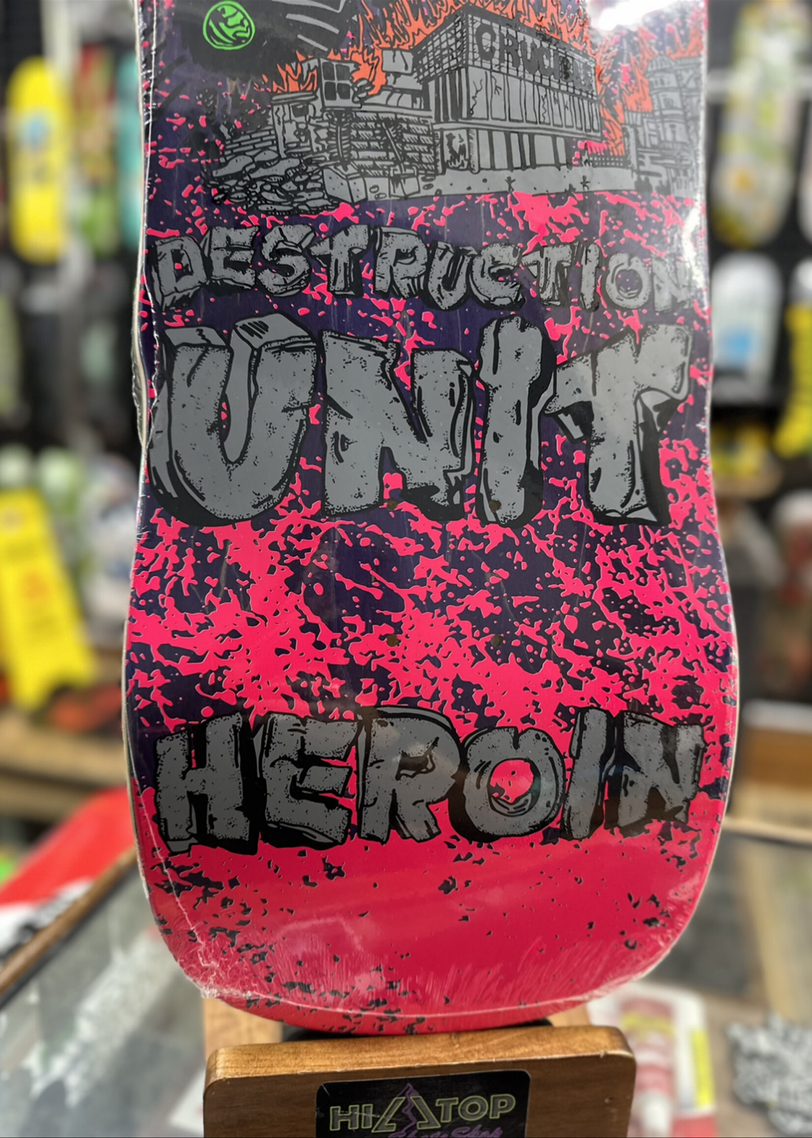 HEROIN SKATEBOARDS HEROIN SKATEBOARDS - Dead Dave Knock Off Deck - 10.1"