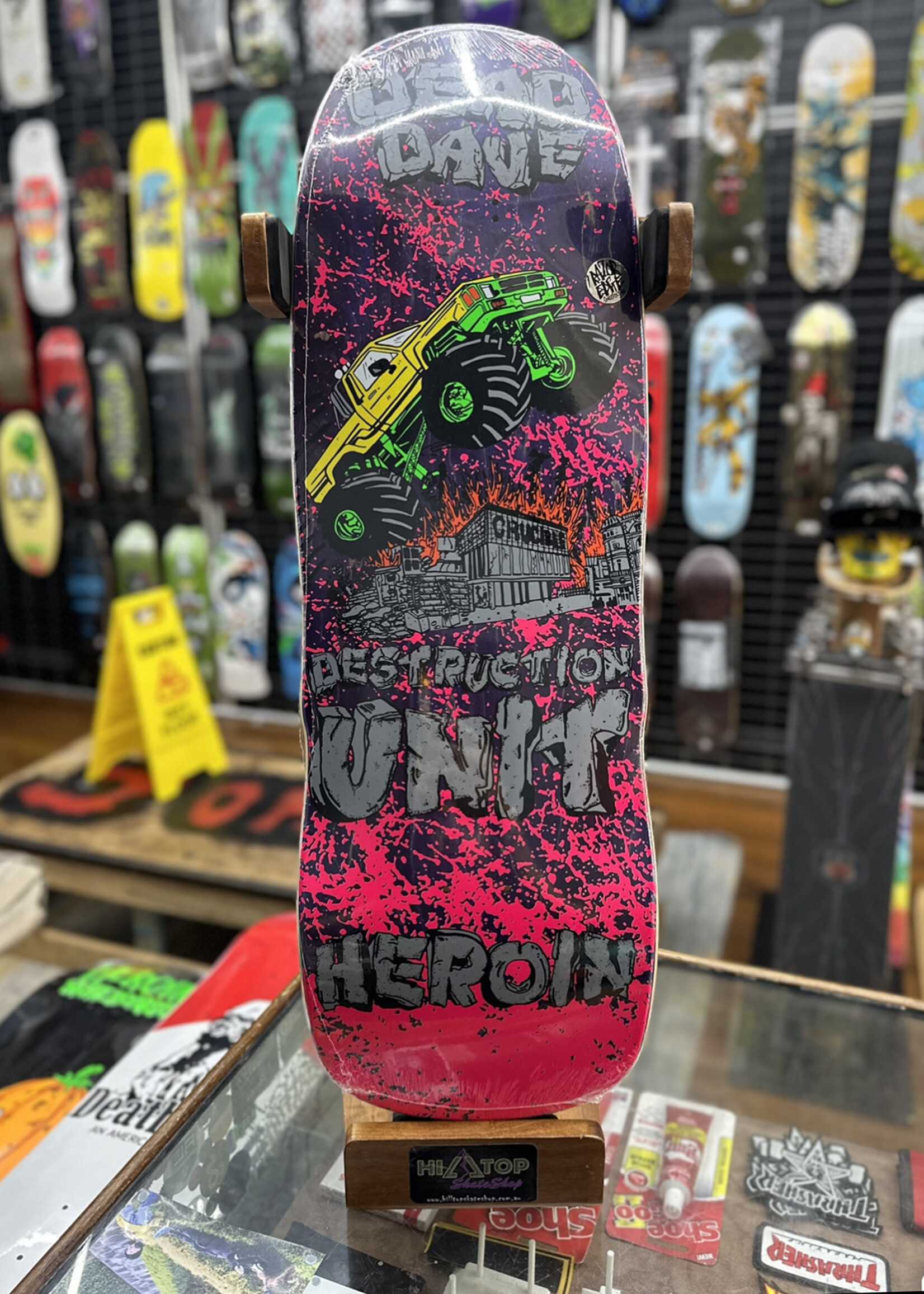 HEROIN SKATEBOARDS HEROIN SKATEBOARDS - Dead Dave Knock Off Deck - 10.1"