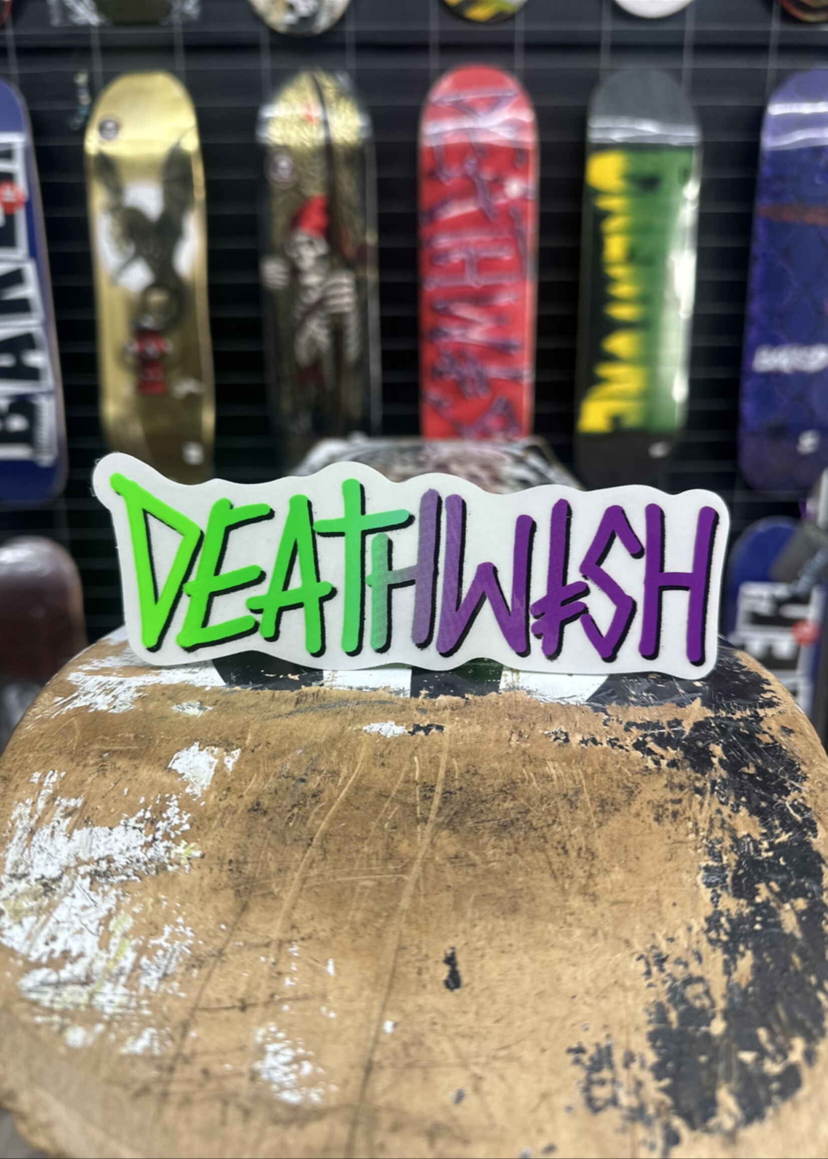 Deathwish Skateboards DEATHWISH - Deathspray Sticker - 16.5cm
