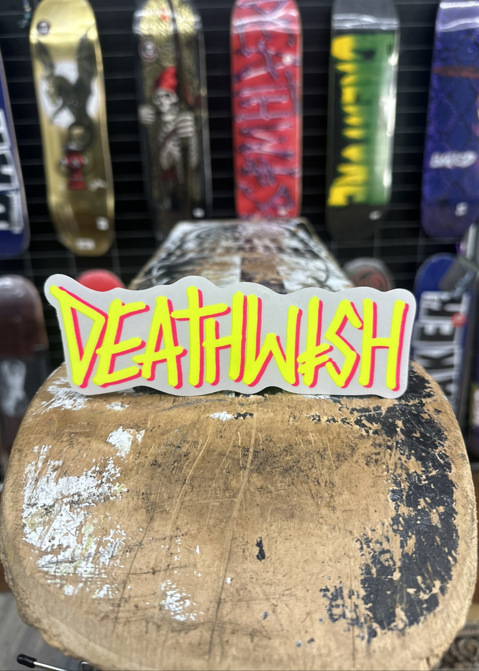 Deathwish Skateboards DEATHWISH - Deathspray Sticker - 16.5cm