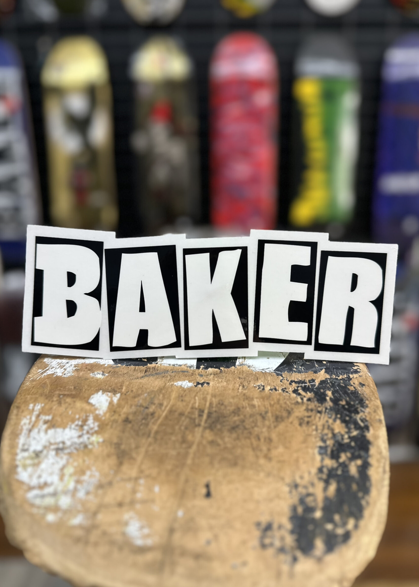 BAKER SKATEBOARDS BAKER - Brand Logo Medium Sticker - 21.6cm
