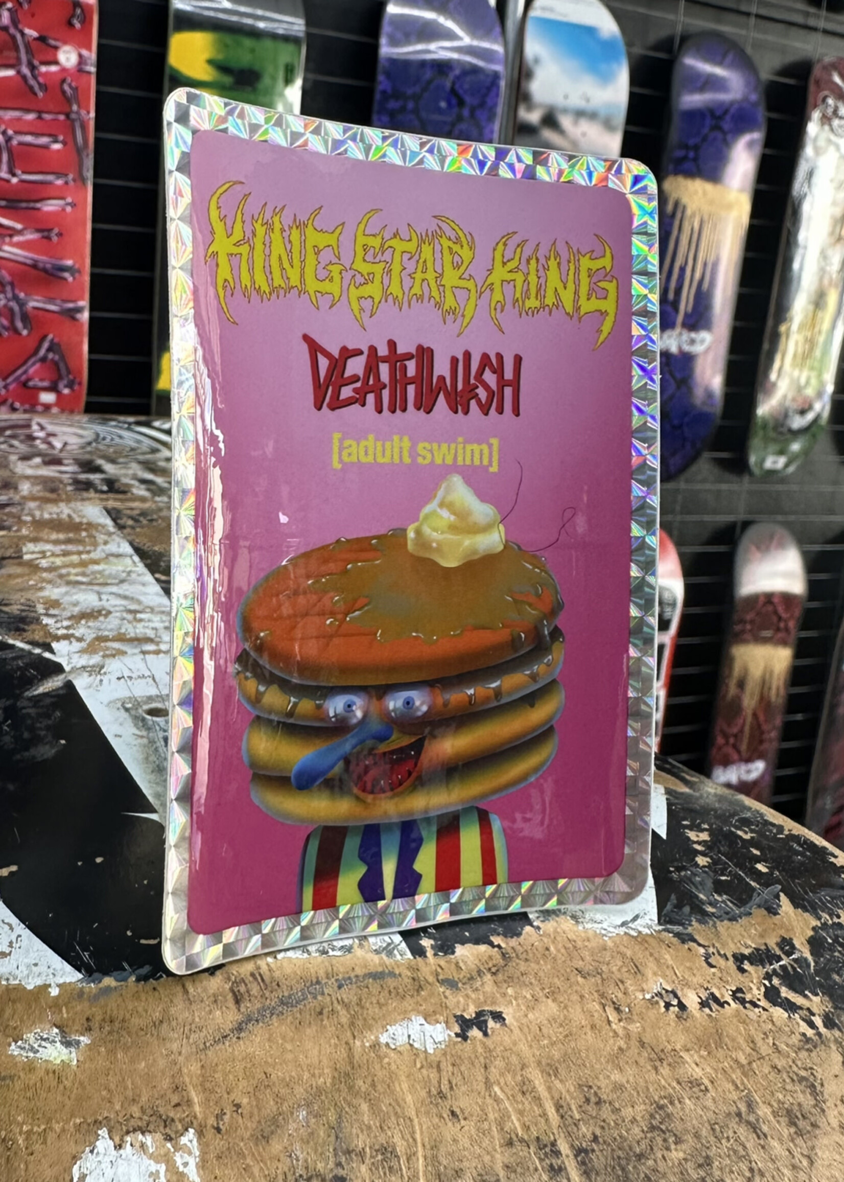 Deathwish Skateboards DEATHWISH - King Star King Foil Sticker - 14cm