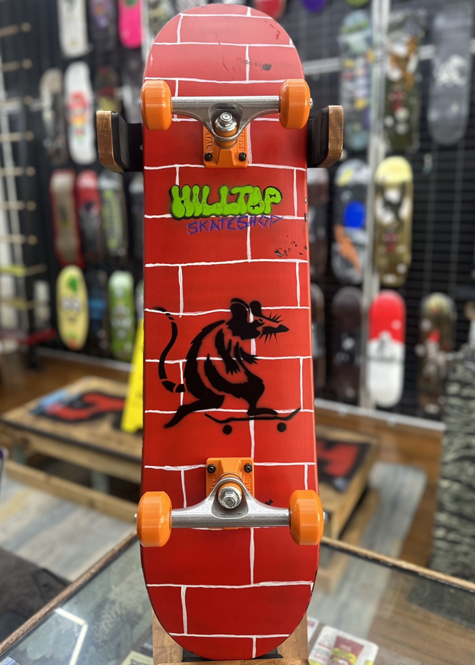 Local Artists LOCAL ARTISTS - Xus D. Demiurge Red Brick Skate Rat - 8.0"  Complete