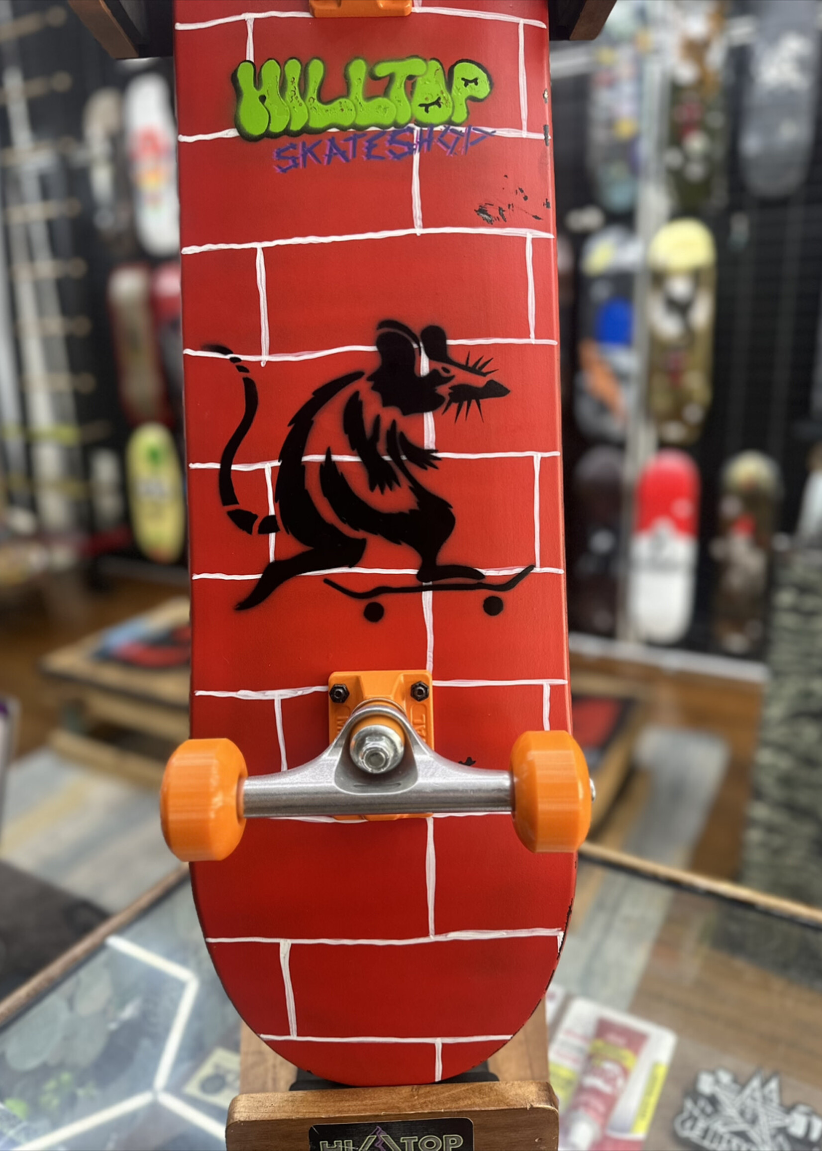 Local Artists LOCAL ARTISTS - Xus D. Demiurge Red Brick Skate Rat - 8.0"  Complete