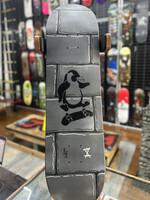 BOREDing. BOREDing - Hand Painted Besa Block Skate Penguin - 8.375"