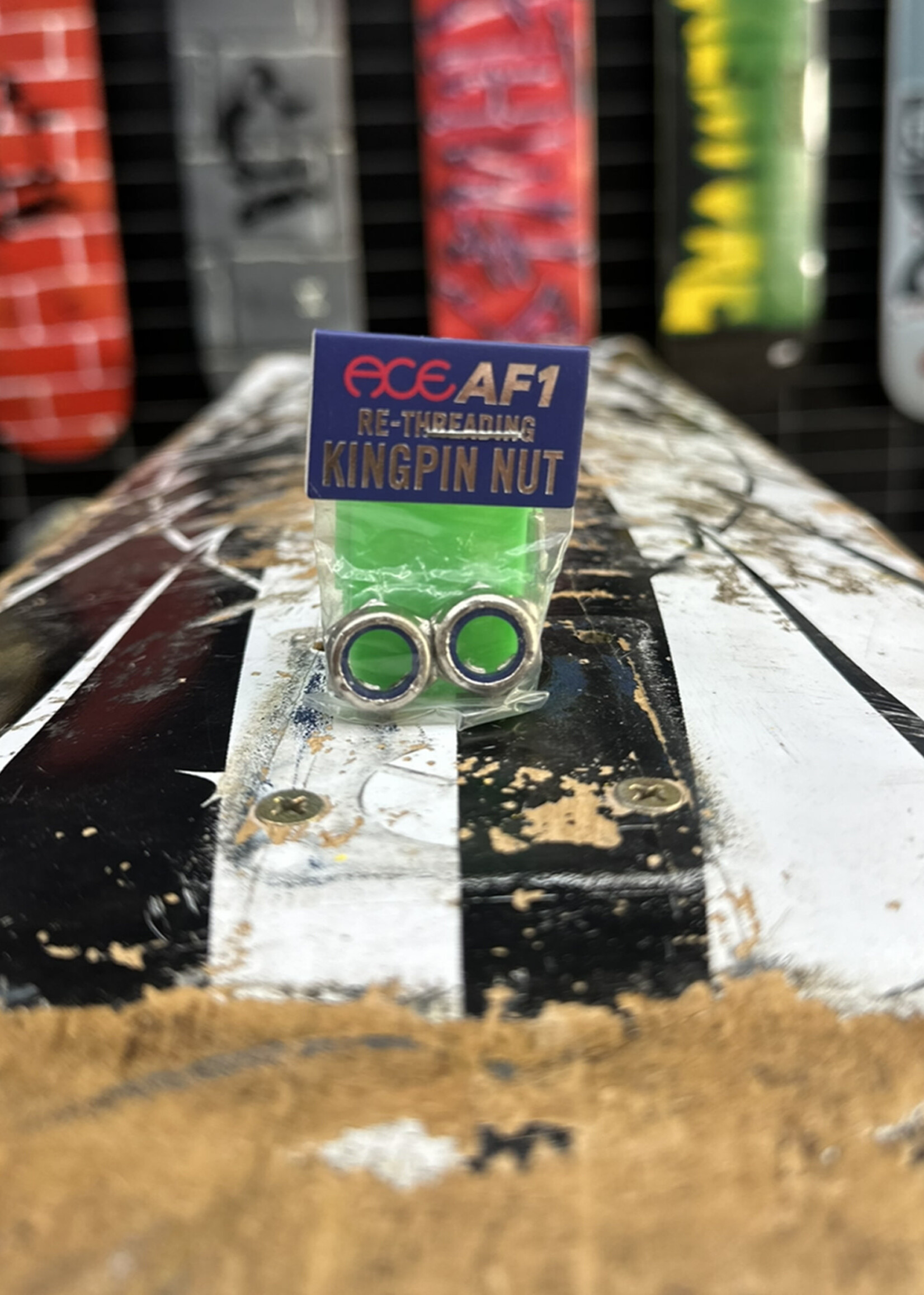 ACE Mfg. SPARE PARTS - Truck Parts - ACE Mfg. - AF1 Re-Threading Kingpin Nuts - Pair