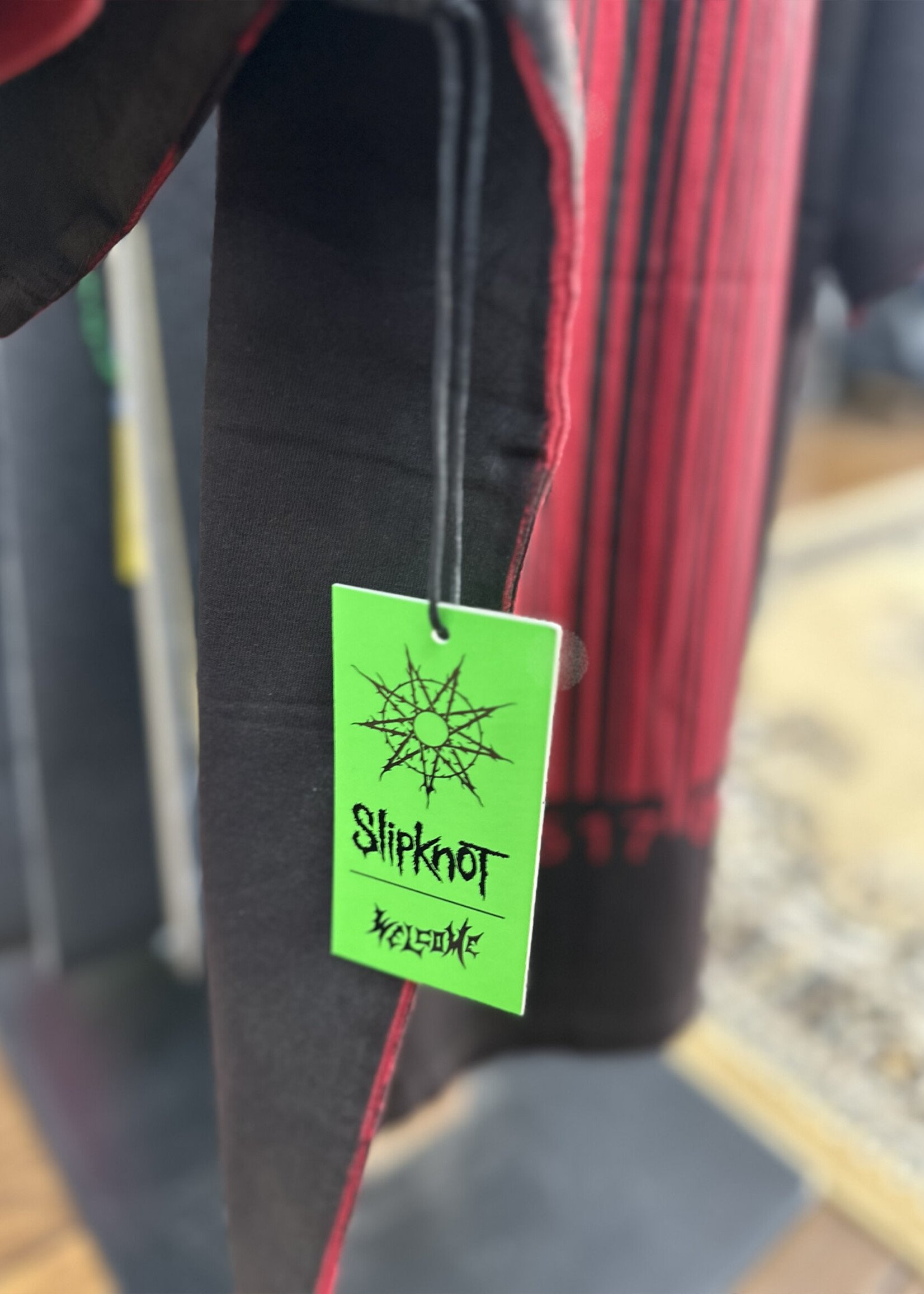 Welcome WELCOME SKATEBOARDS - Slipknot Barcode Overprint Tee Black/Red