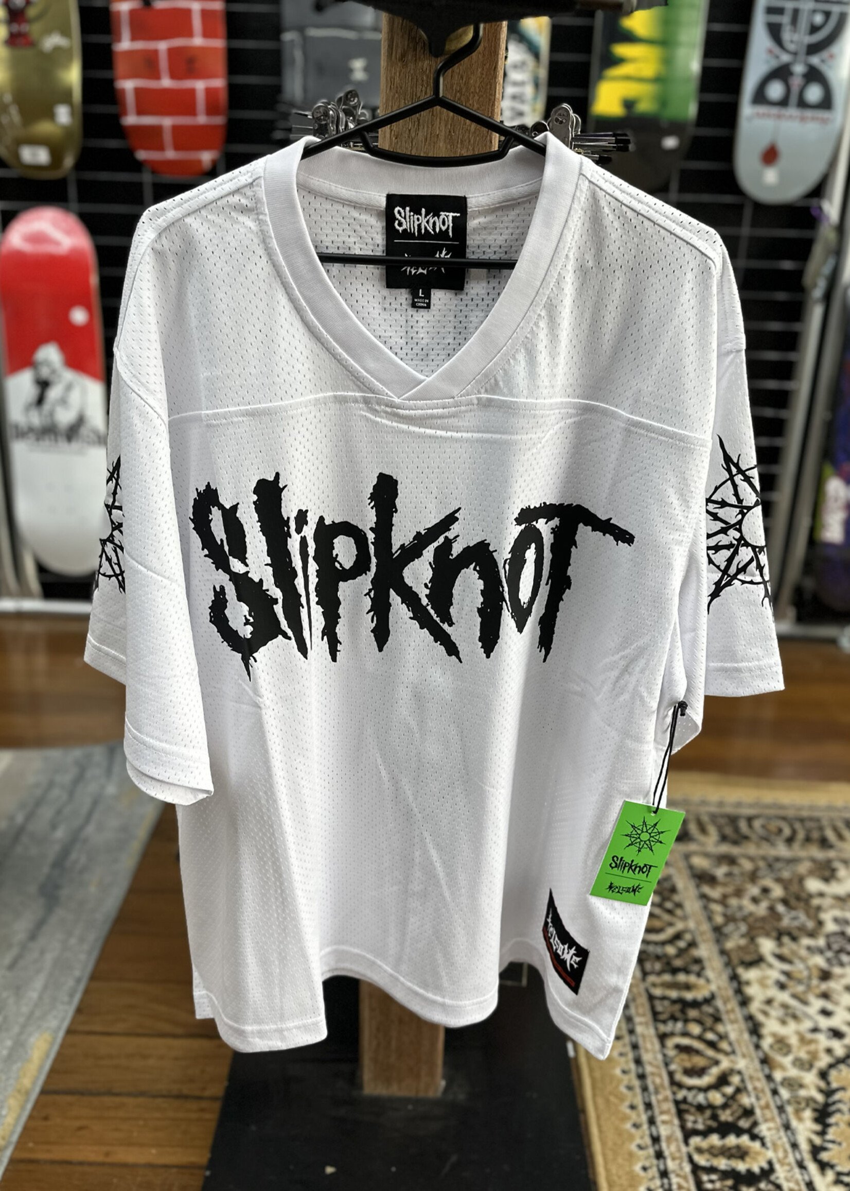 Welcome WELCOME SKATEBOARDS - Slipknot Heretic Mesh Jersey White
