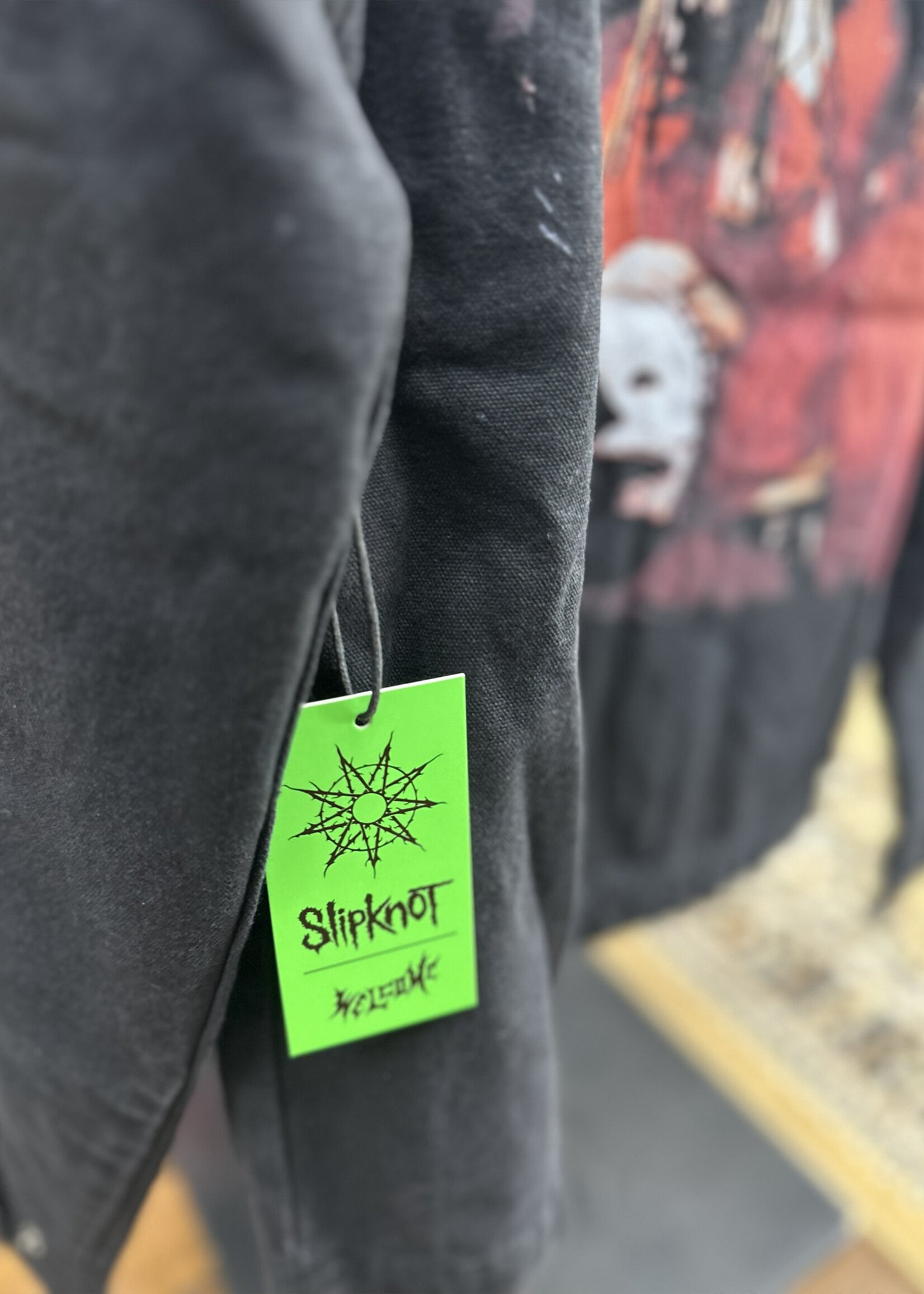 Welcome WELCOME SKATEBOARDS - Slipknot Self-Titled Printed Jacket Black