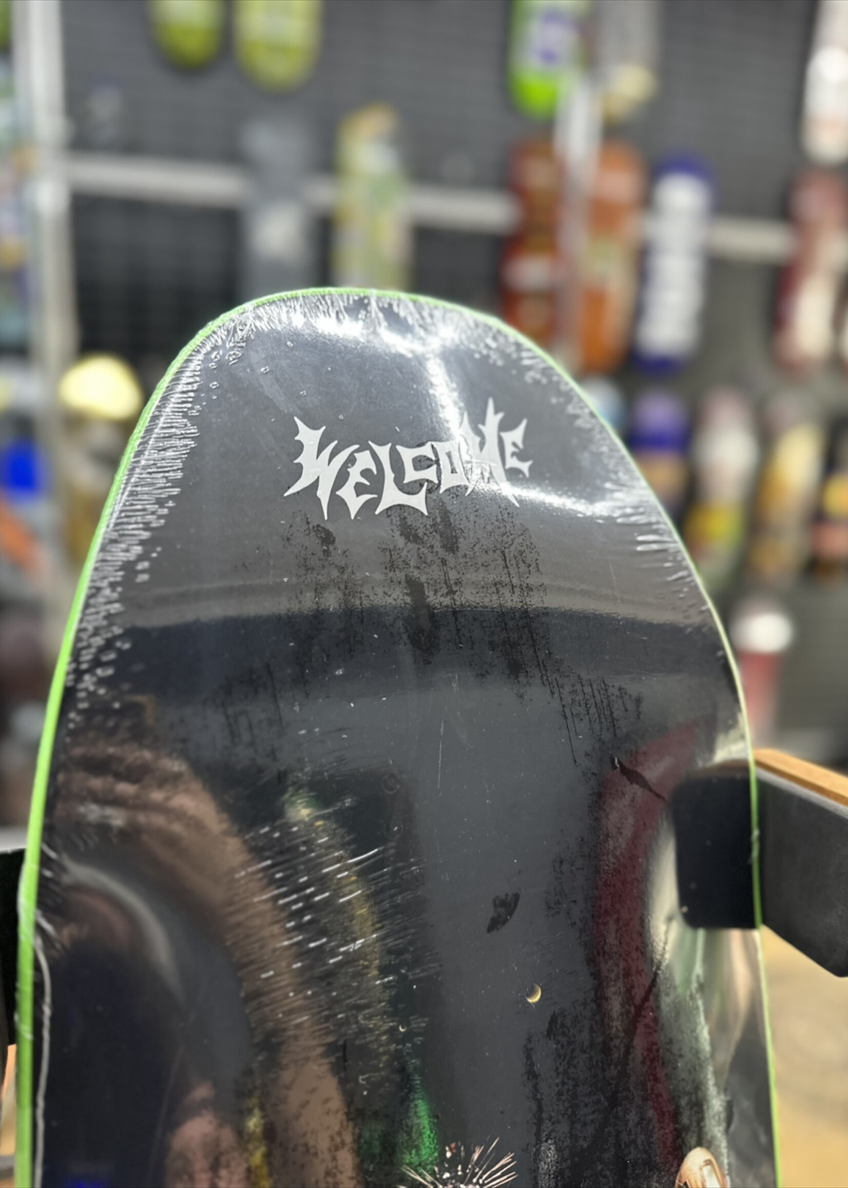 Welcome WELCOME SKATEBOARDS - Slipknot Self-Titled on Gaia Black/Green Dip Deck - 9.75"