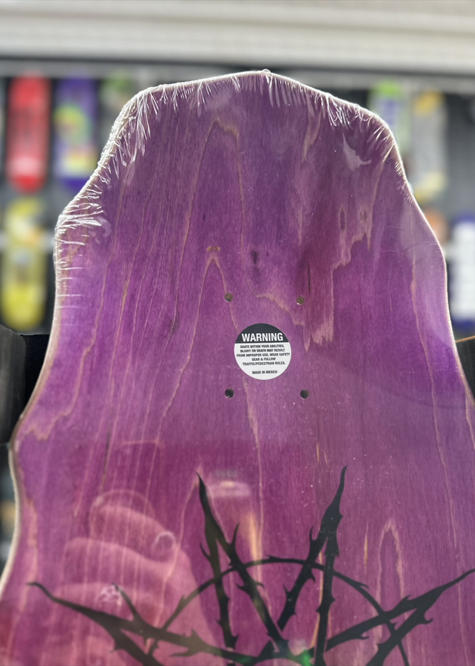 Welcome WELCOME SKATEBOARDS - Slipknot Tribal S on Widow Purple/Red Deck - 9.5"