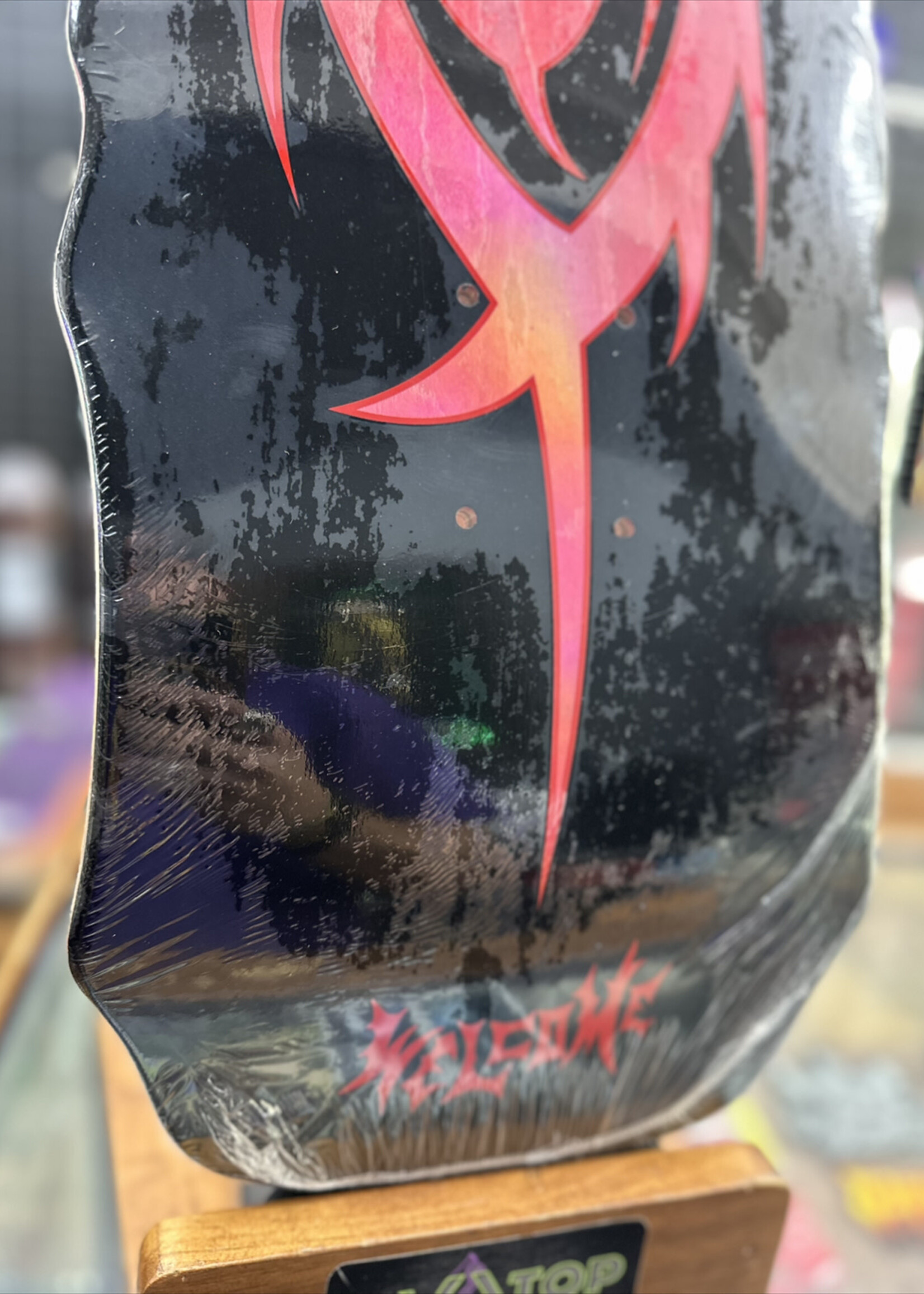 Welcome WELCOME SKATEBOARDS - Slipknot Tribal S on Widow Purple/Red Deck - 9.5"