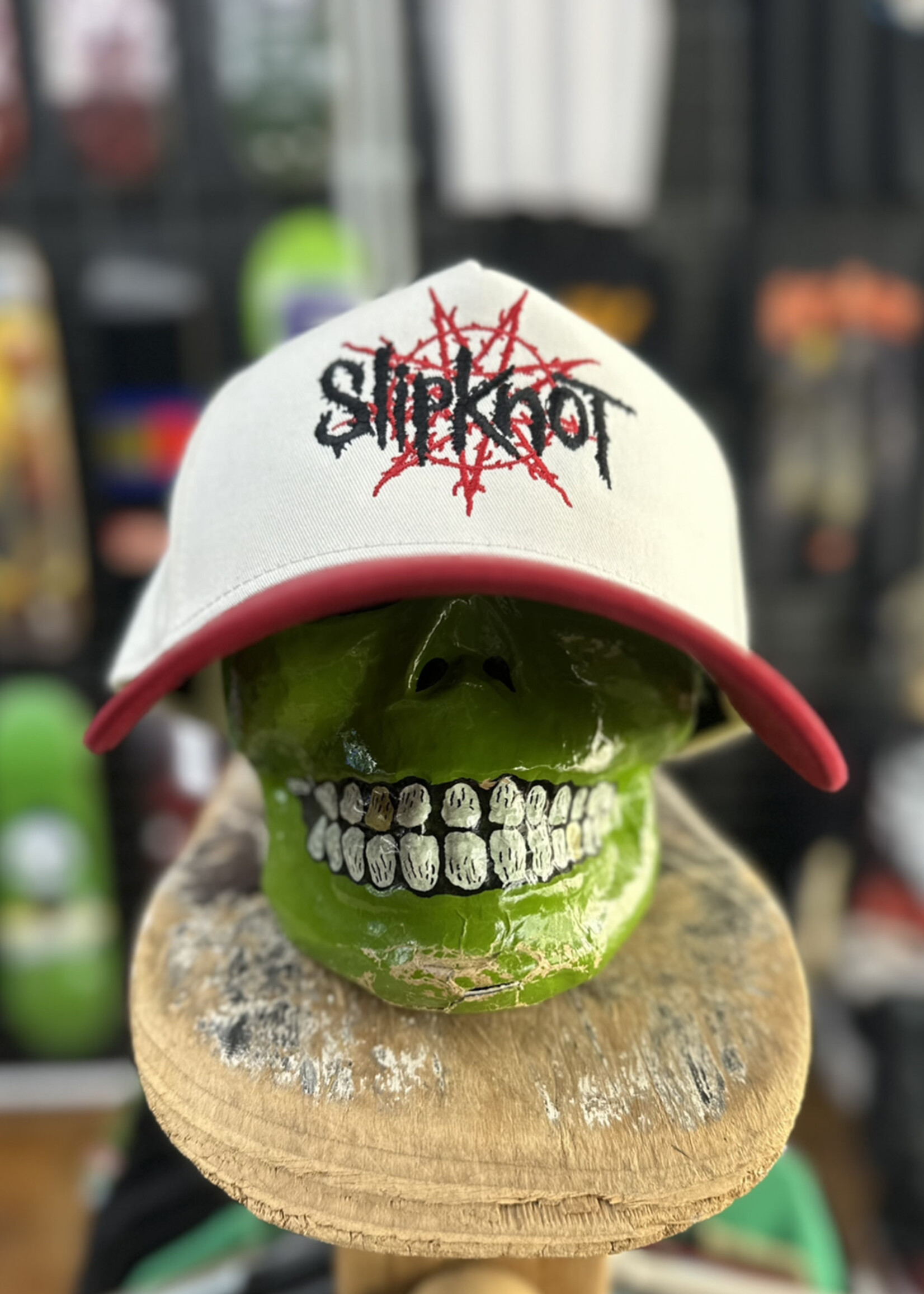 Welcome WELCOME SKATEBOARDS - Slipknot Nonagram Cap White/Red
