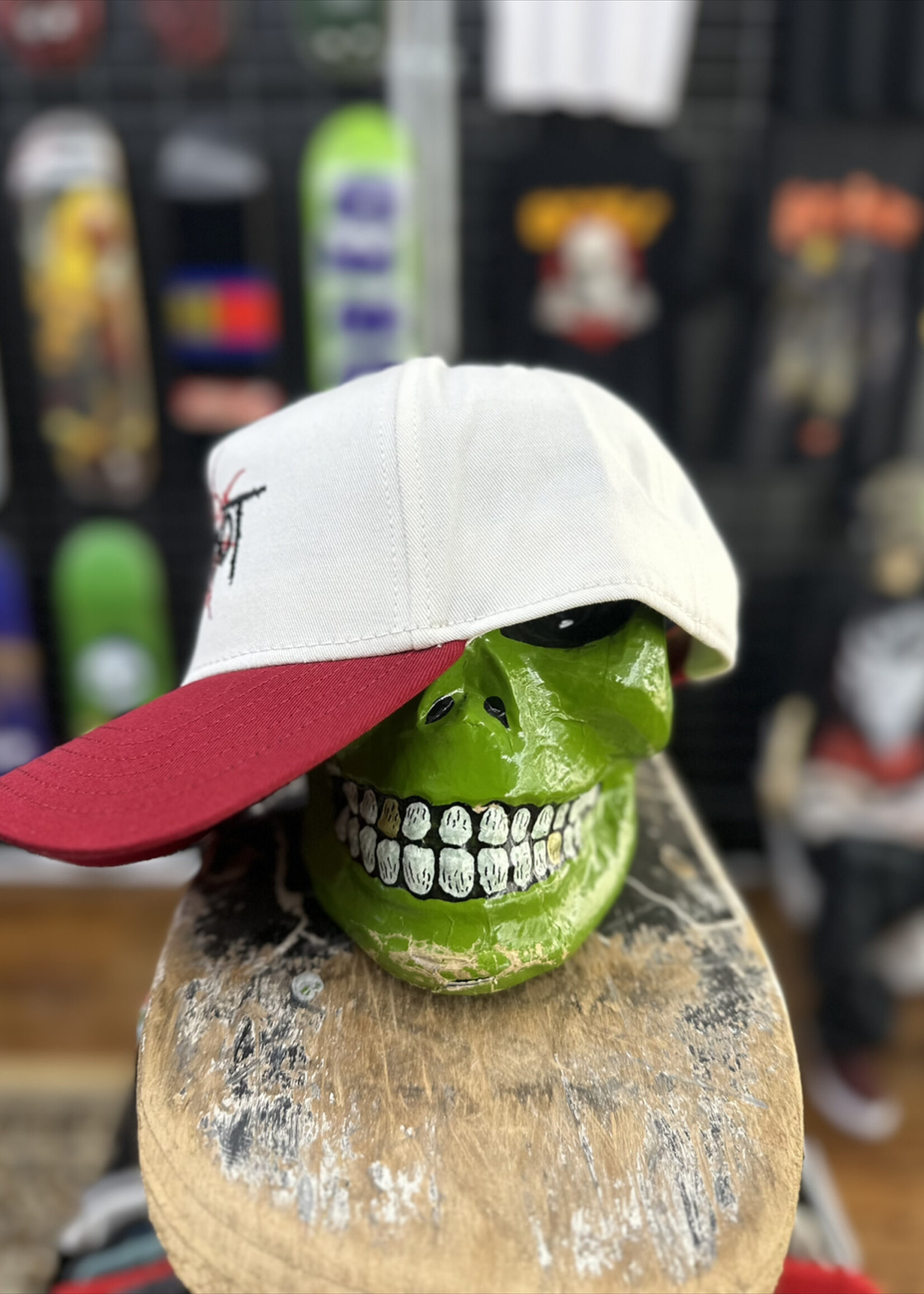Welcome WELCOME SKATEBOARDS - Slipknot Nonagram Cap White/Red
