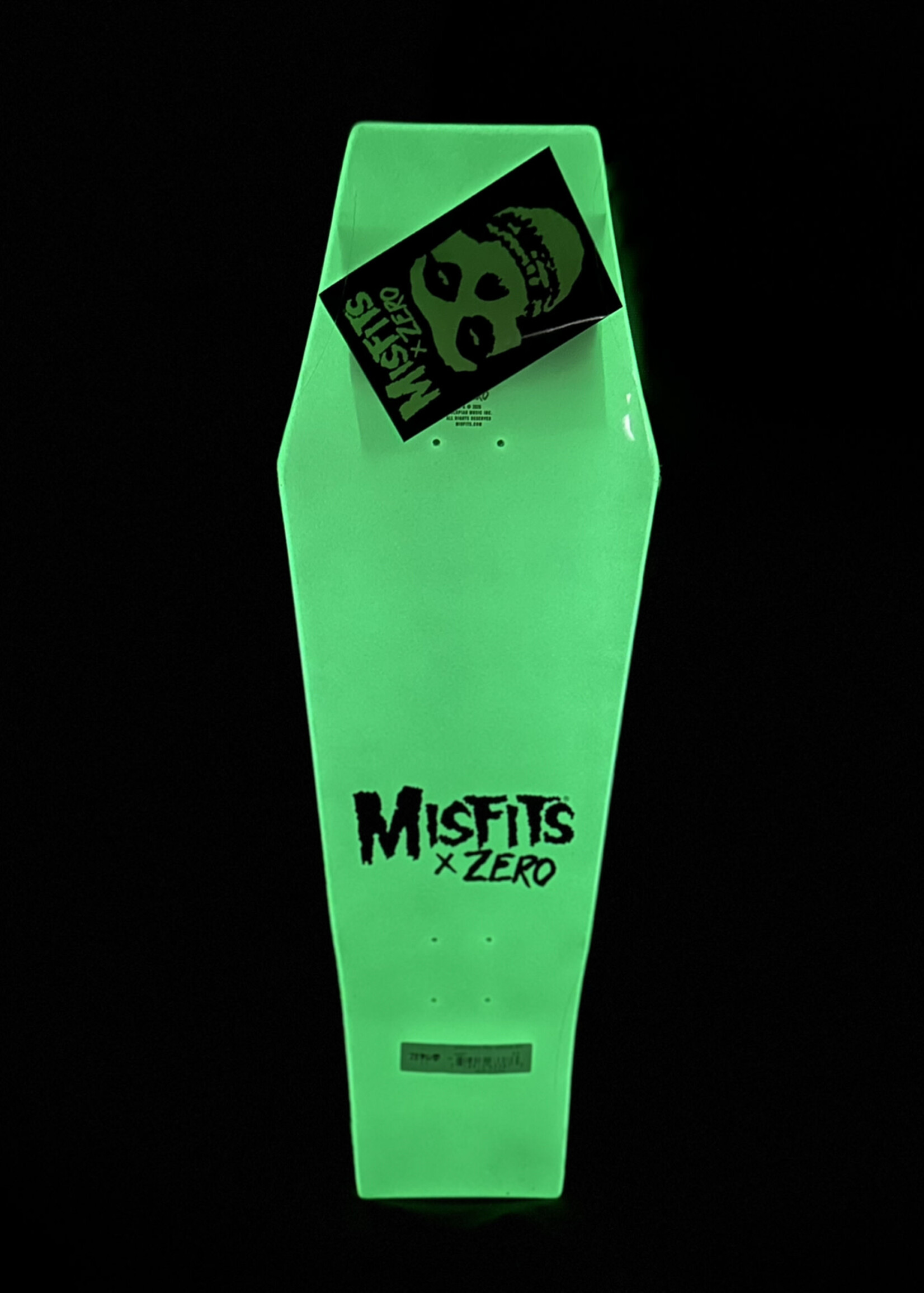 Zero ZERO - Misfits - Glow Fiend Coffin - 9.5"