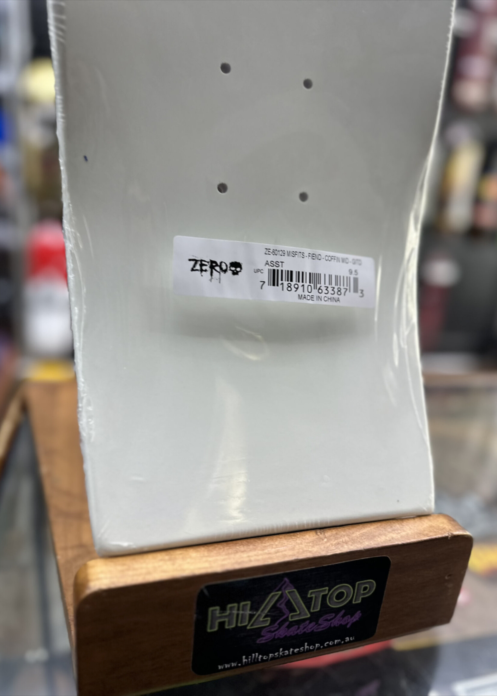 Zero ZERO - Misfits - Glow Fiend Coffin - 9.5"