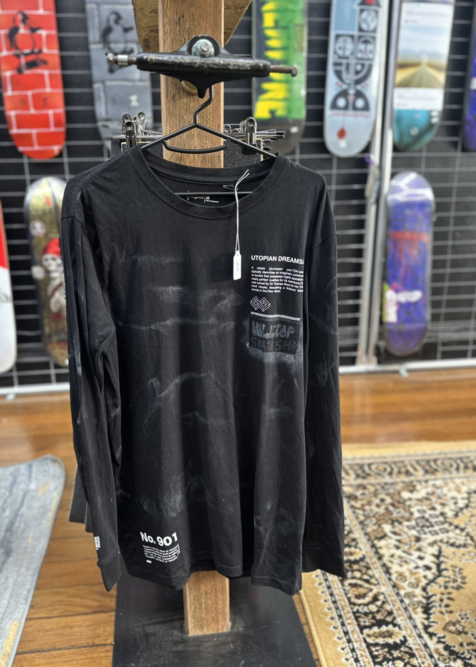 Hilltop Skateshop HILLTOP SKATESHOP - Custom Tee #15 - Long Sleeve - Medium