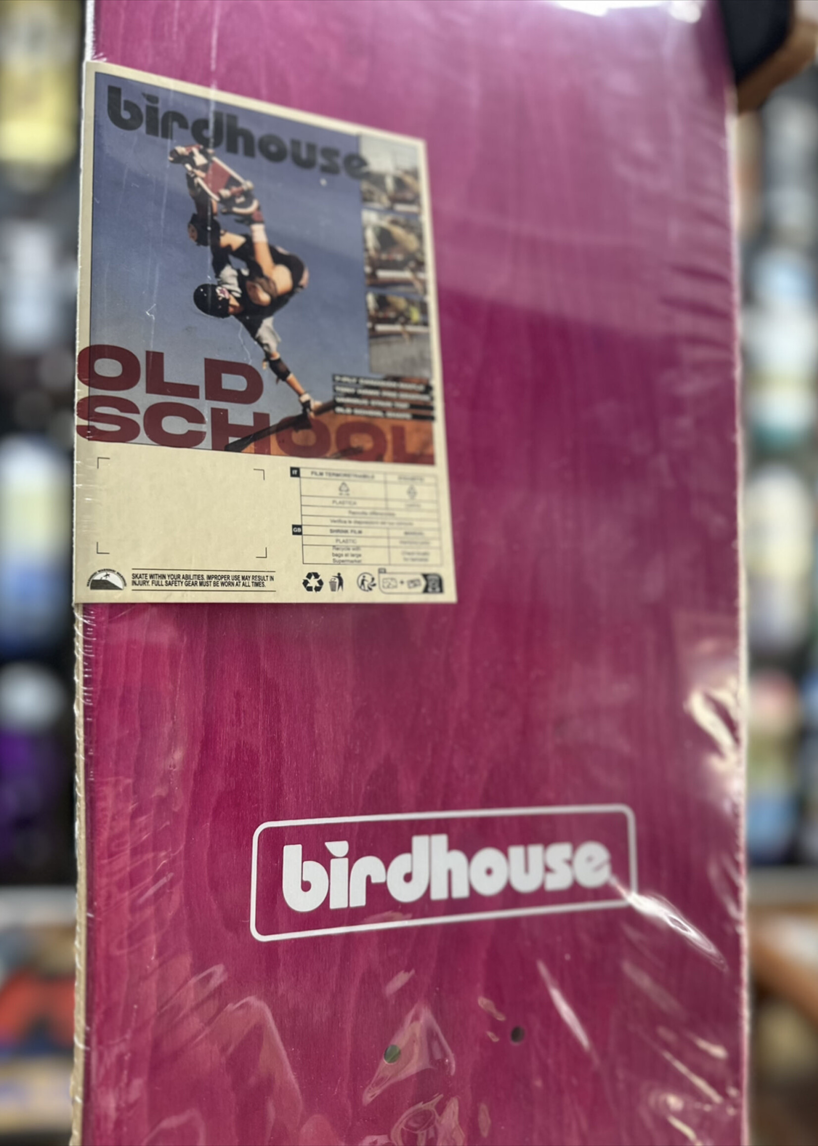 BIRDHOUSE BIRDHOUSE - Tony Hawk Old School Full Skull 2 Deck - 9.75"