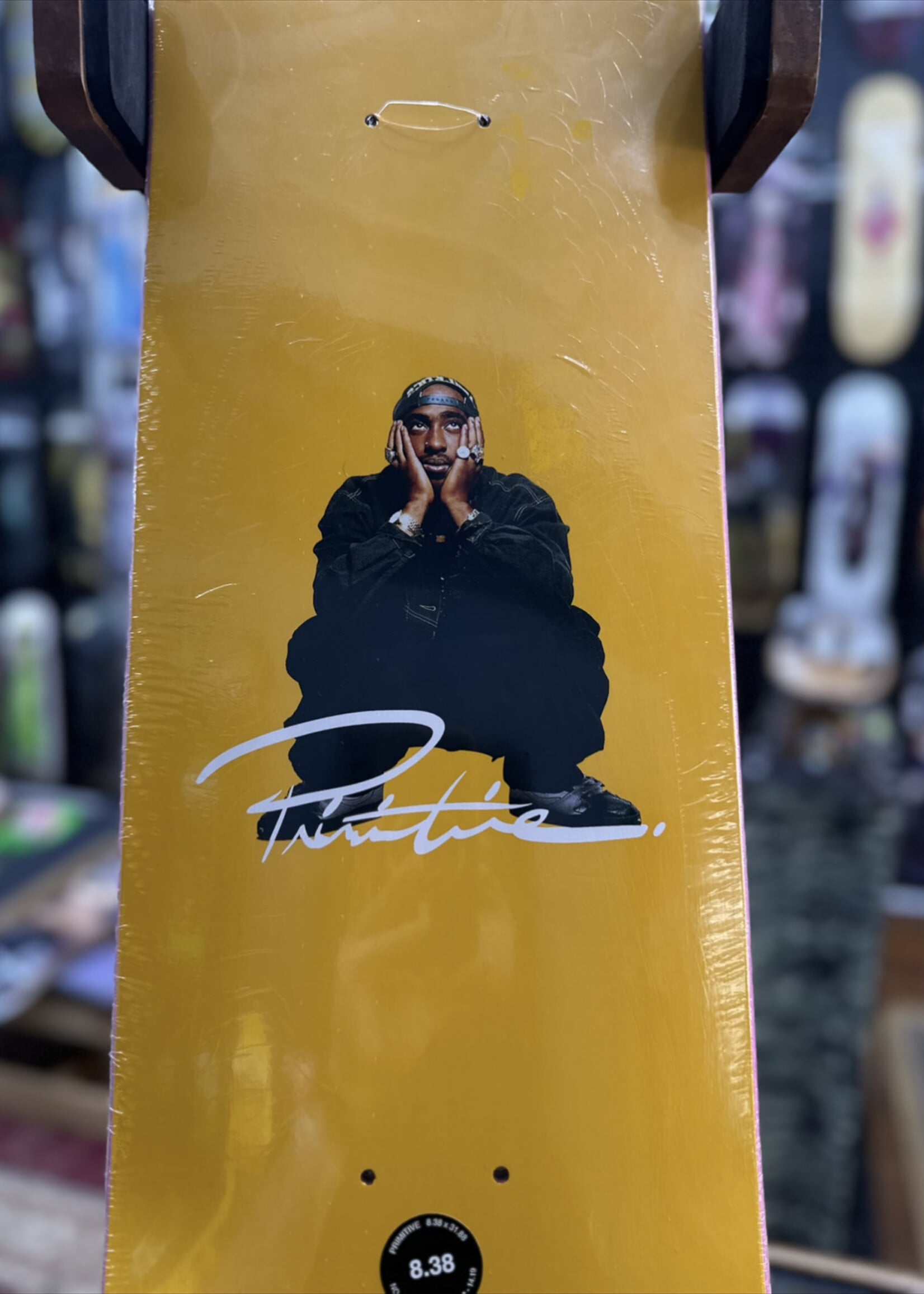 PRIMITIVE PRIMITIVE - Tupac Shakur Gold - 8.38"