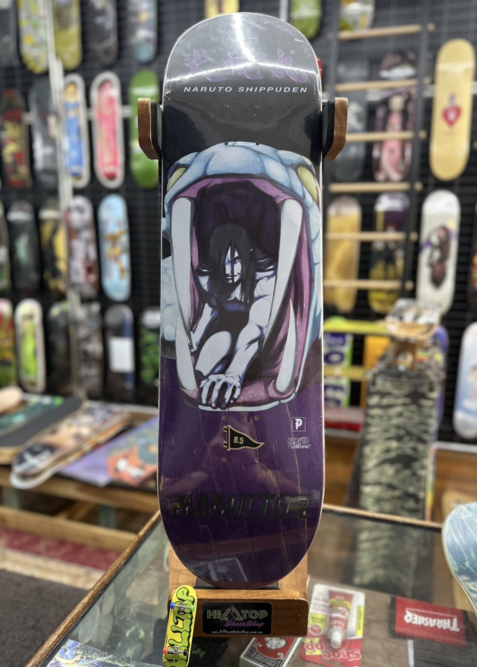 PRIMITIVE PRIMITIVE - Spencer Hamilton Naruto Orochimaru Deck - 8.5"