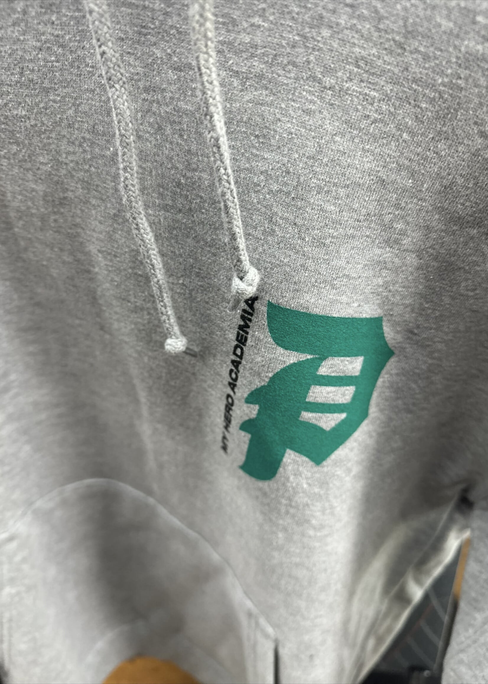PRIMITIVE PRIMITIVE - My Hero Academia Full Cowl Grey Hoodie - Medium