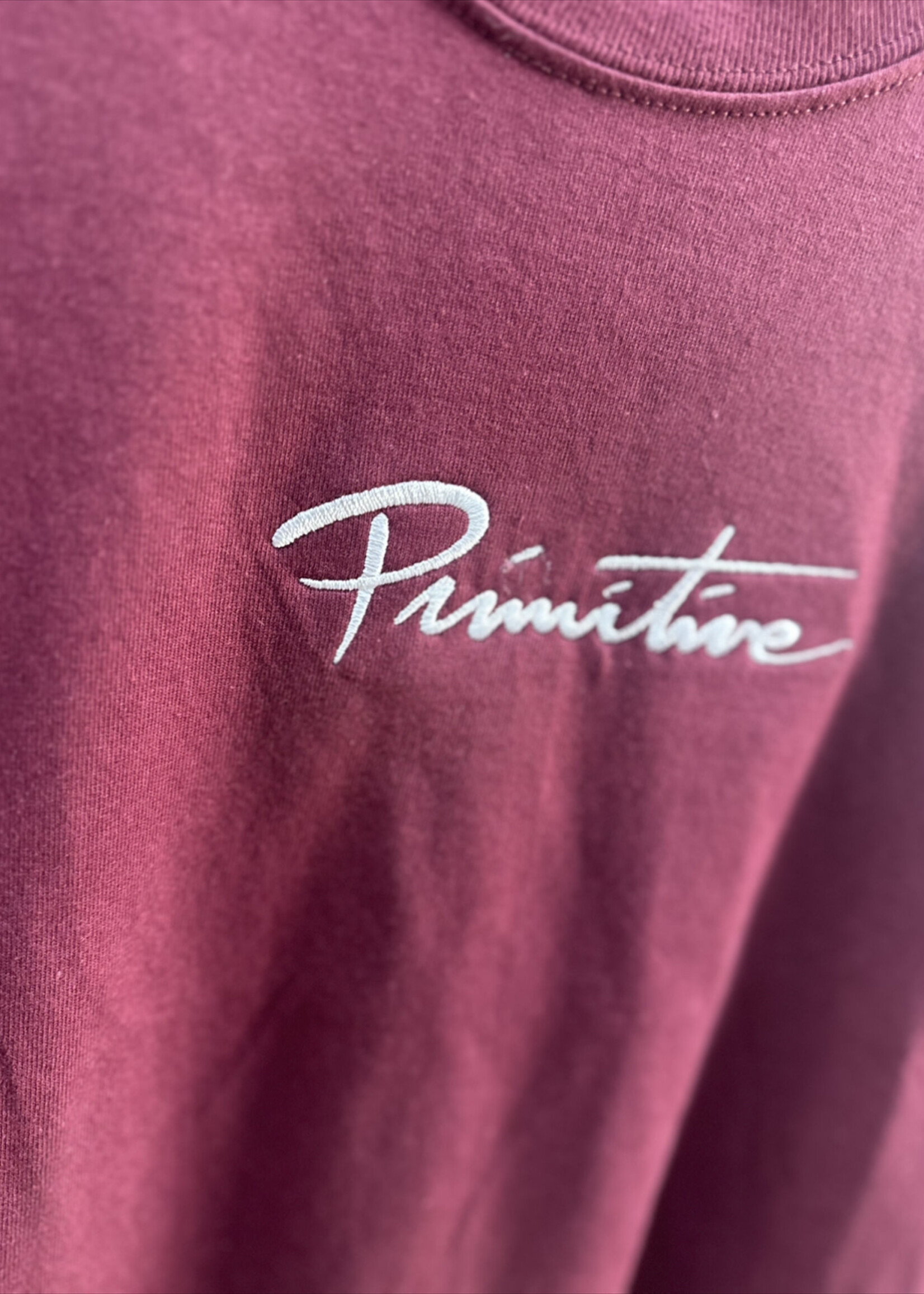 PRIMITIVE PRIMITIVE - My Hero Academia Dirty P Izuku Midoriya Burgandy Tee - Large