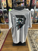 PRIMITIVE PRIMITIVE - My Hero Academia Dirty P Izuku Midoriya Grey Tee - Large