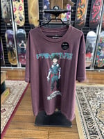 PRIMITIVE PRIMITIVE - My Hero Academia Izuku Midoriya Washed-Out Burgandy Tee - XLarge