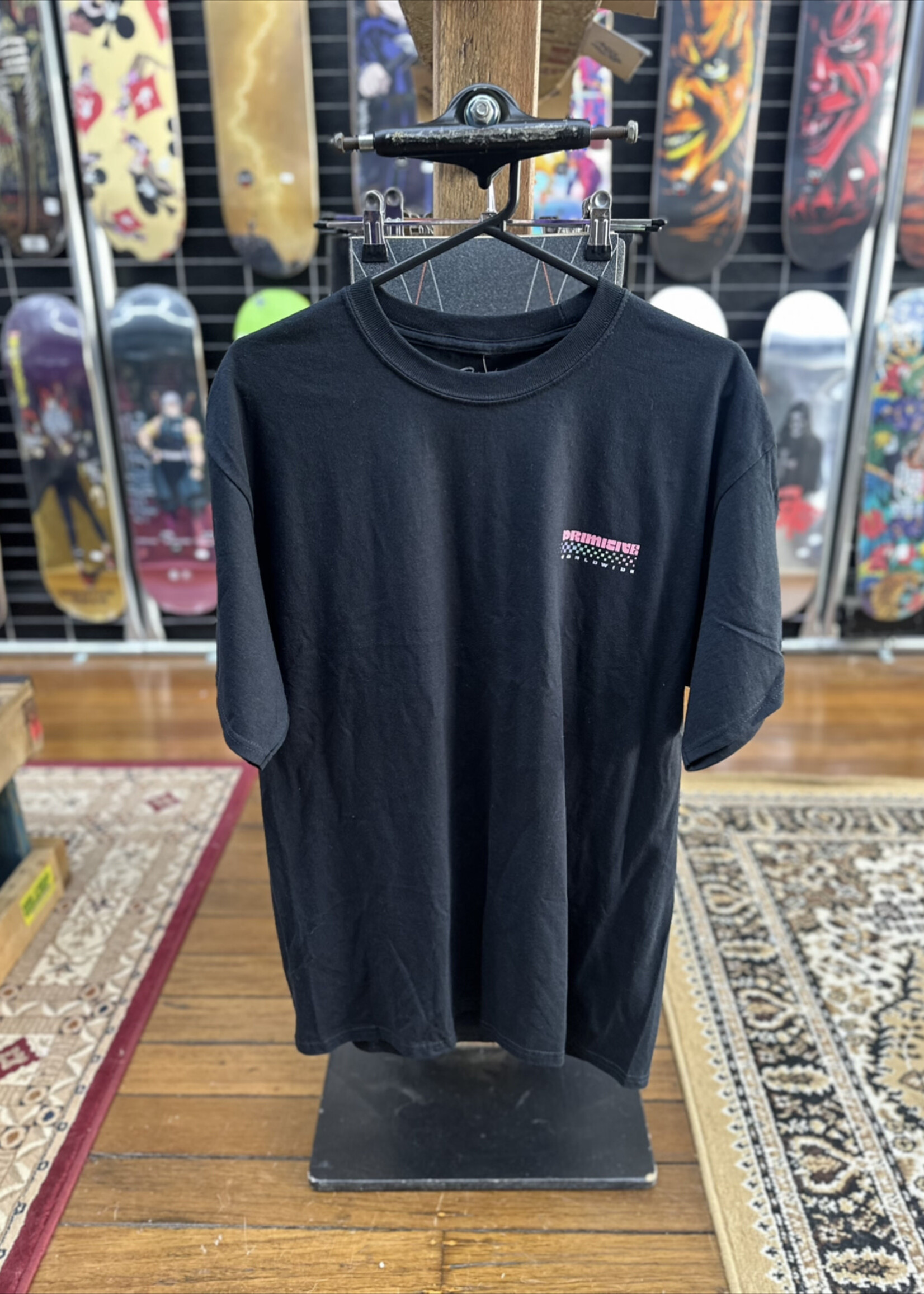PRIMITIVE PRIMITIVE - Revolver Black Tee - Large