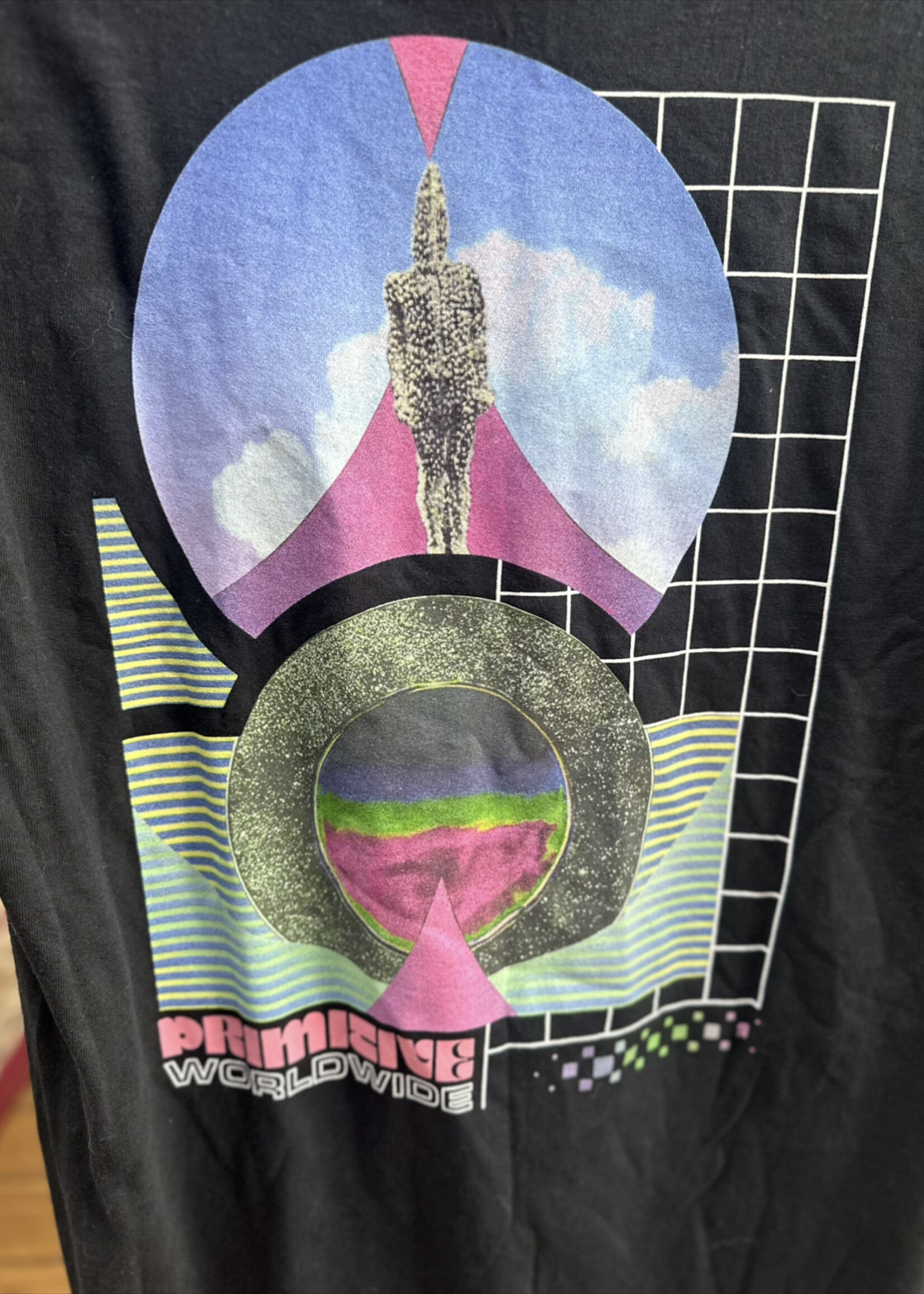 PRIMITIVE PRIMITIVE - Revolver Black Tee - Large