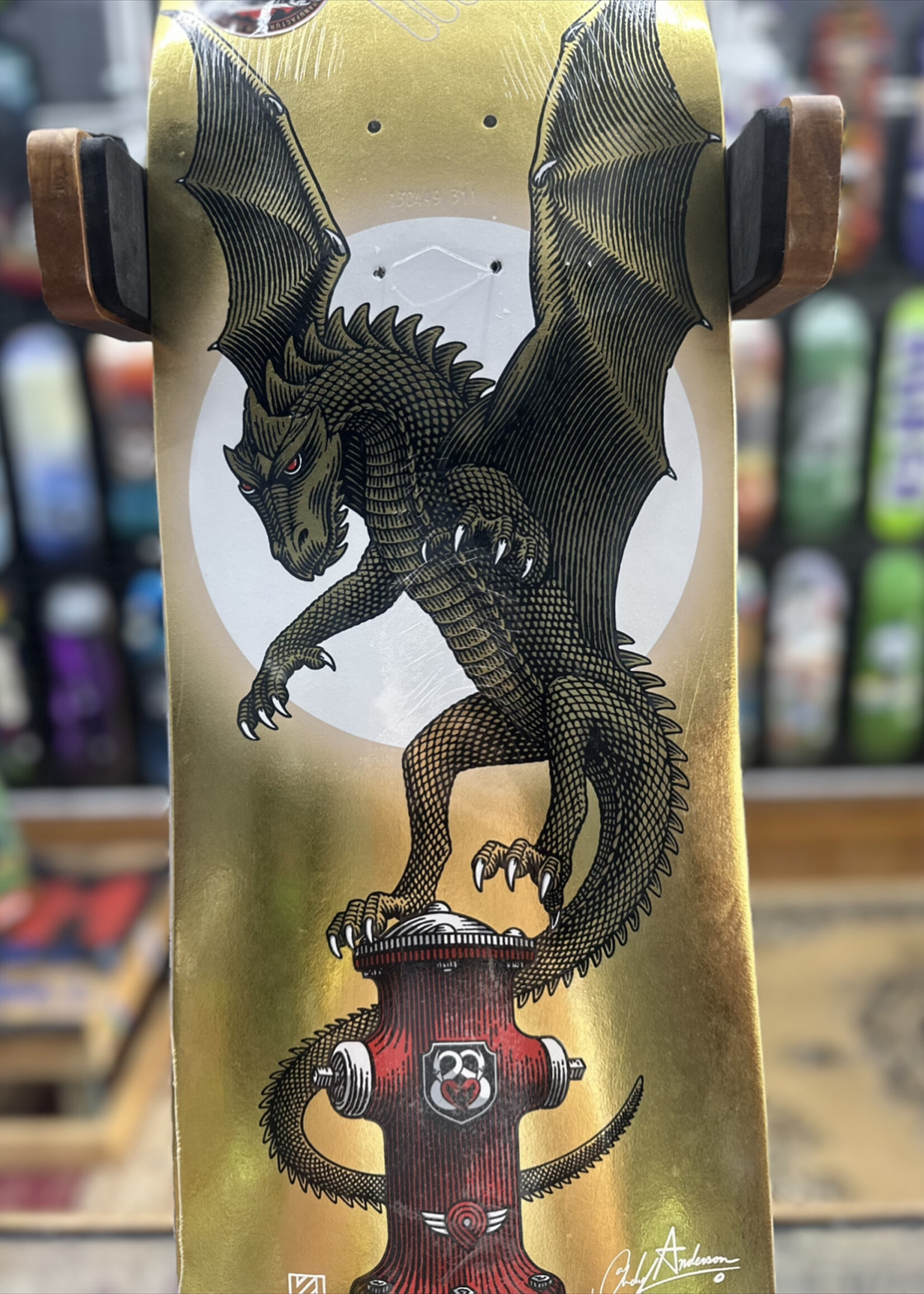 Powell Peralta POWELL PERALTA - Andy Anderson Hydrant Gold Flight Deck - 8.4"