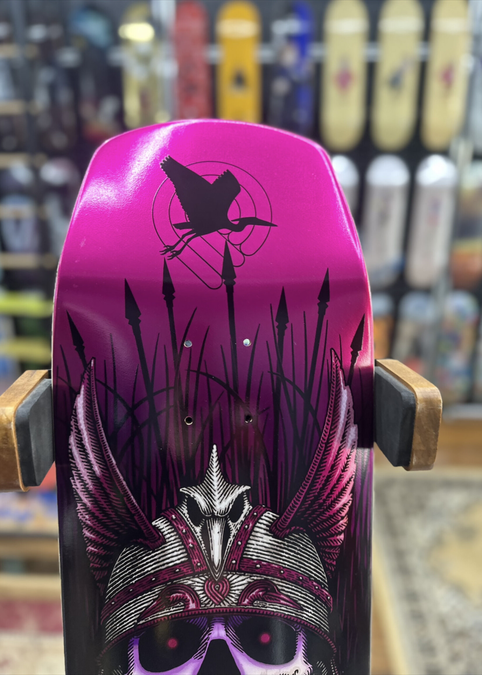 Powell Peralta POWELL PERALTA - Andy Anderson Heron Skull Pink Foil - 9.13"