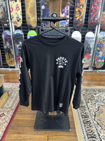 DGK DGK - Popeye Spinach Black Long Sleeve Tee - Small