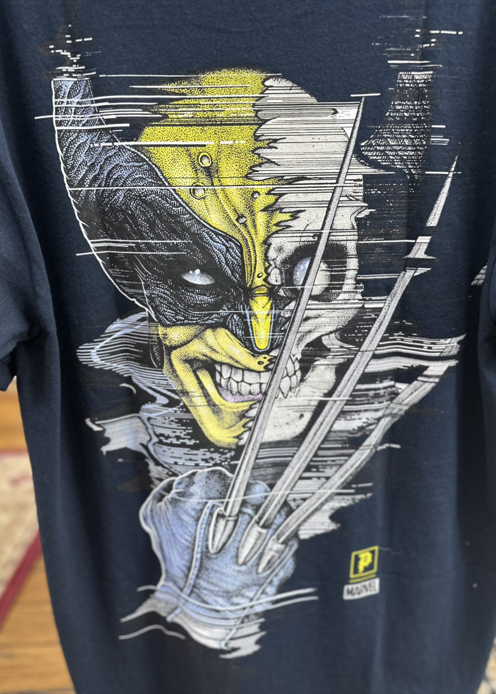 PRIMITIVE PRIMITIVE - Marvel Wolverine Navy Tee - Large