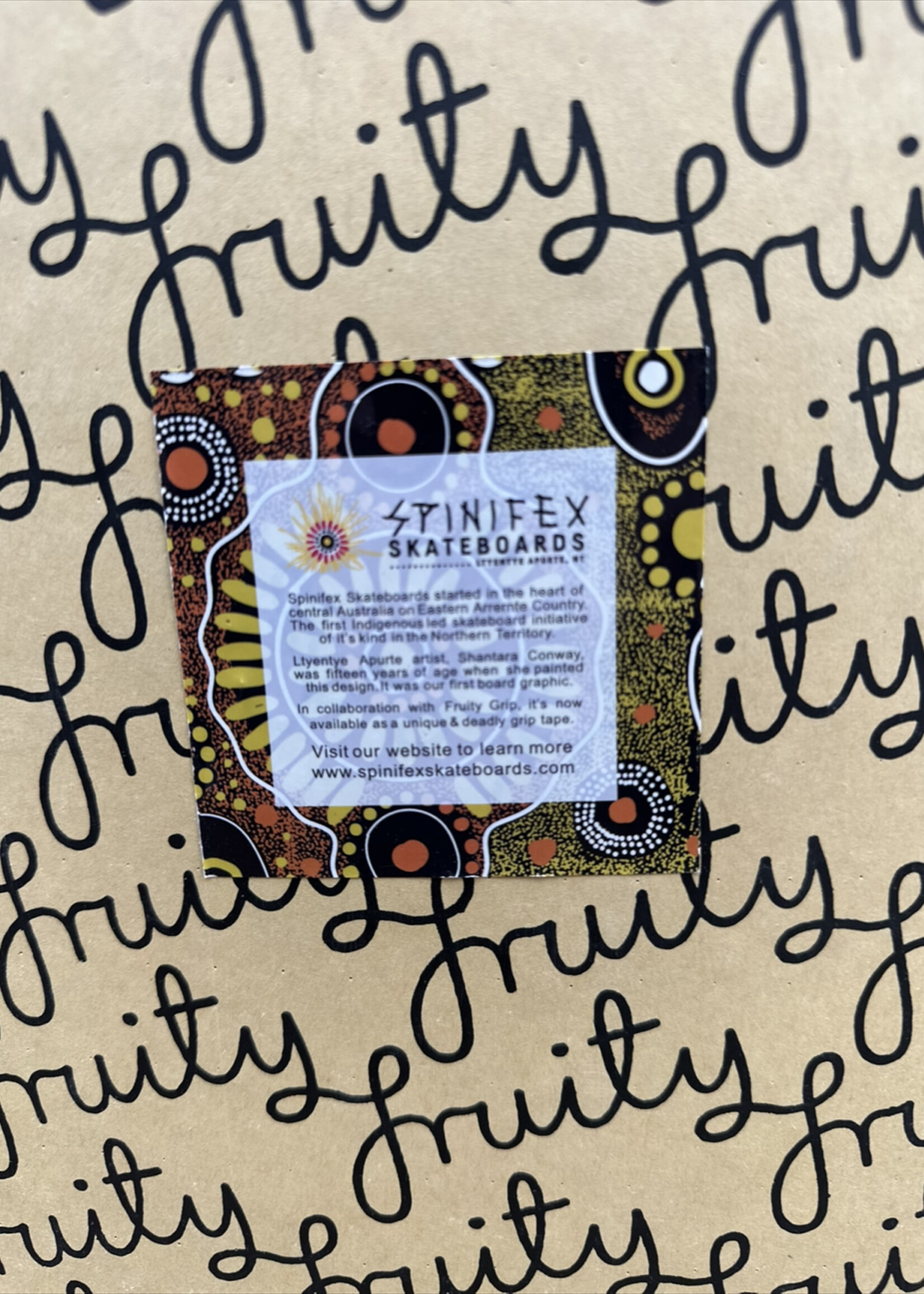 Fruity Grip FRUITY GRIP x SPINIFEX - Shantara Conway Grip Tape - 9" x 33"
