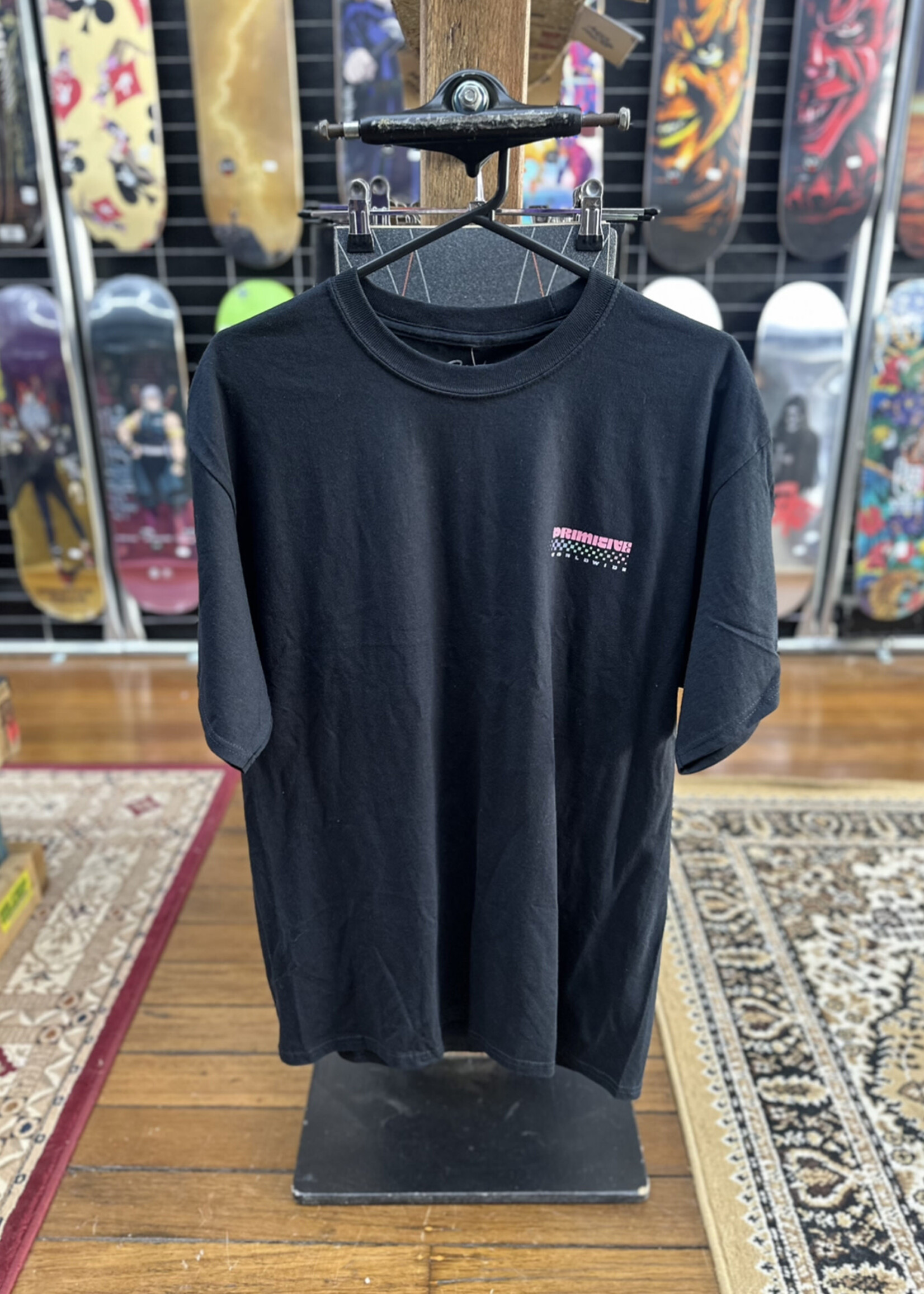 PRIMITIVE PRIMITIVE - Revolver Black Tee - Large
