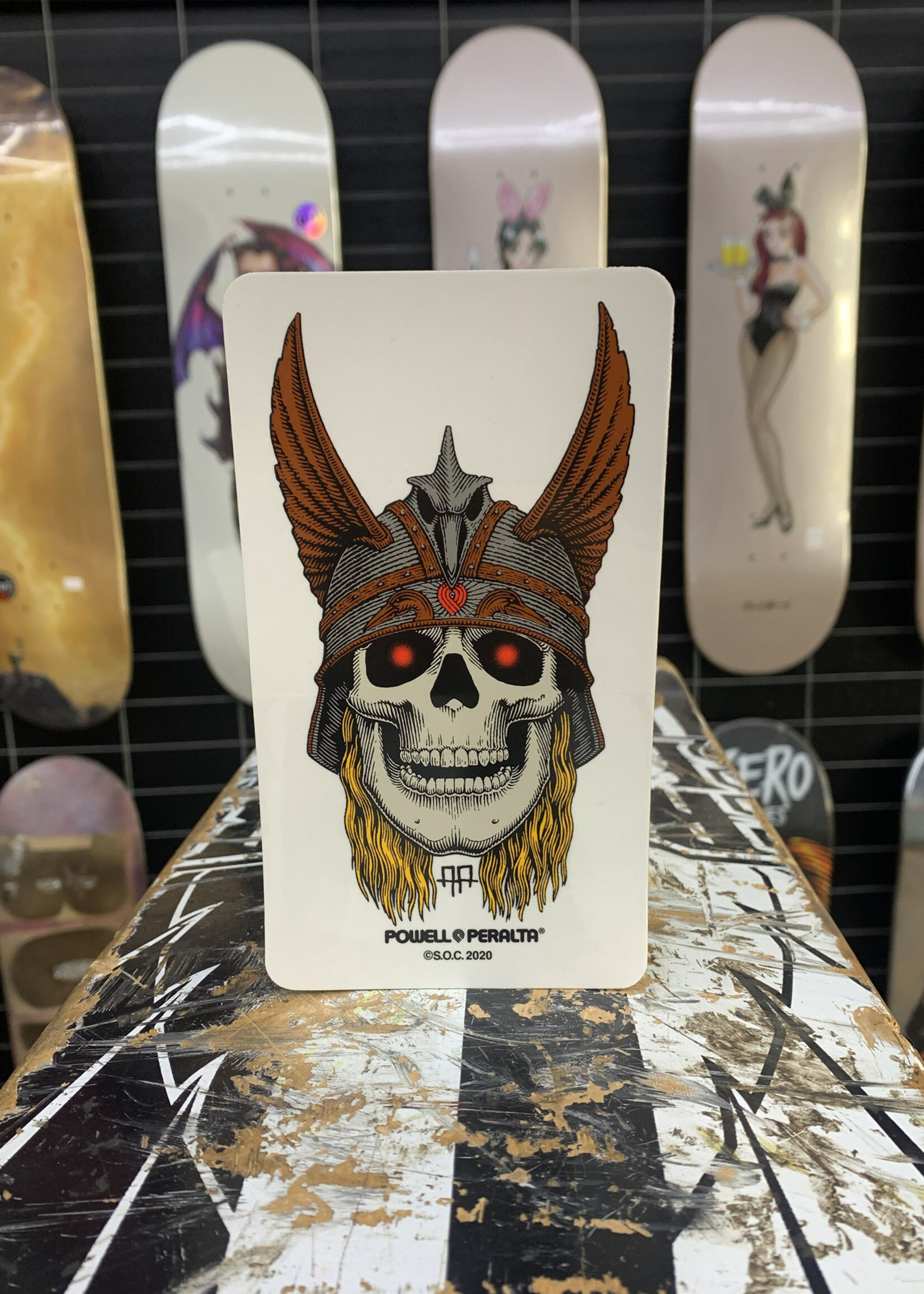 Powell Peralta POWELL PERLTA - Andy Anderson Skull Sticker