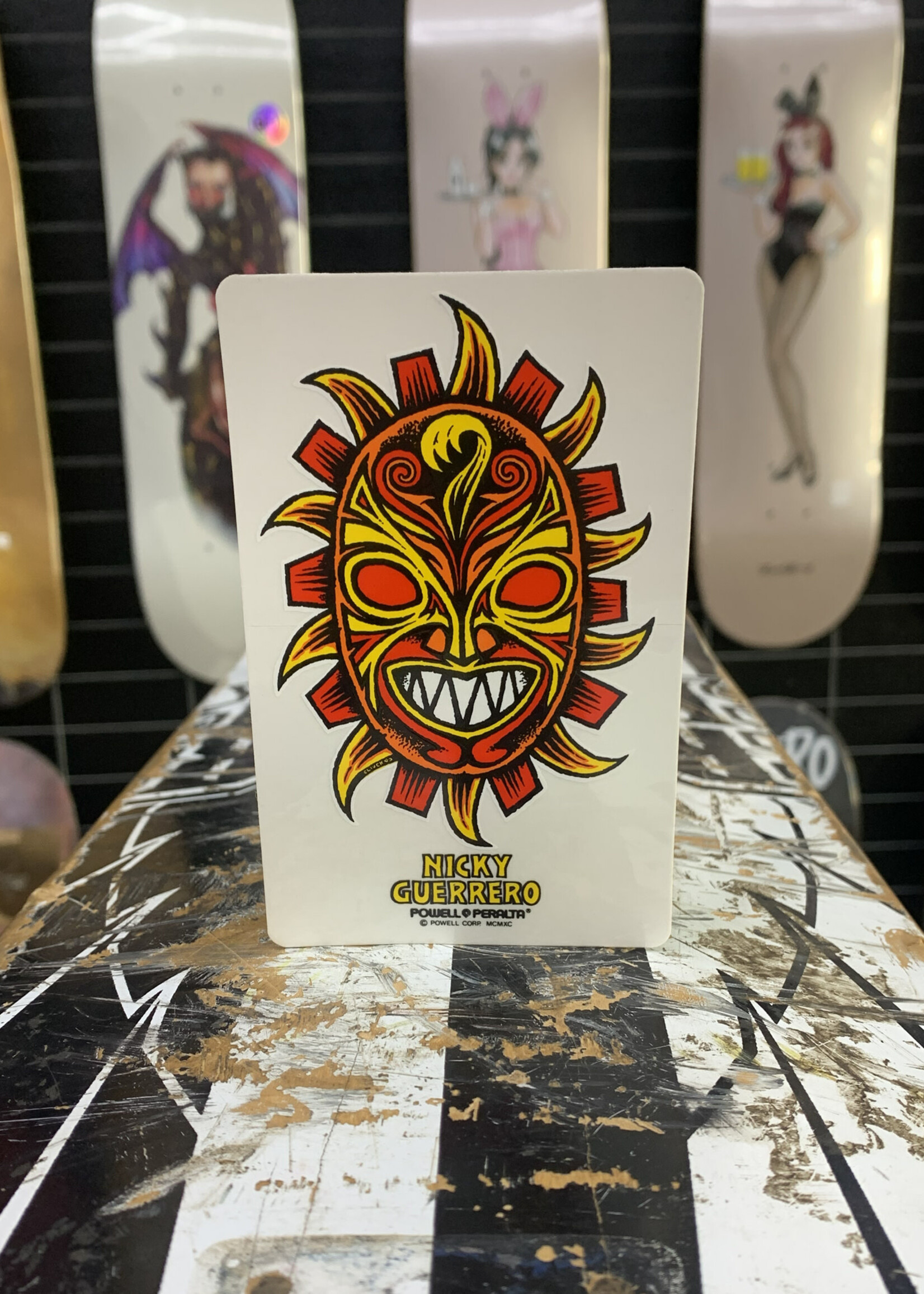 Powell Peralta POWELL PERALTA - Nicky Gurrero Mask Sticker