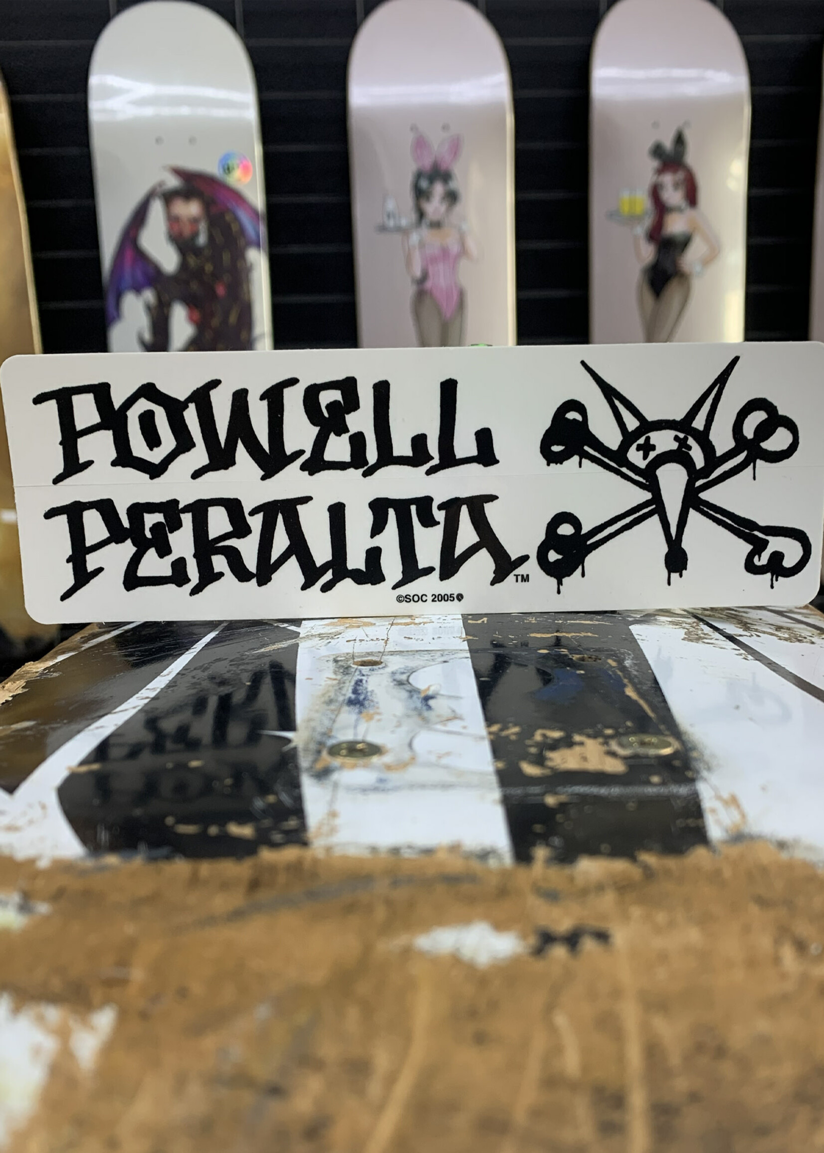 Powell Peralta POWELL PERALTA - Vato Rat Script Sticker - 7"