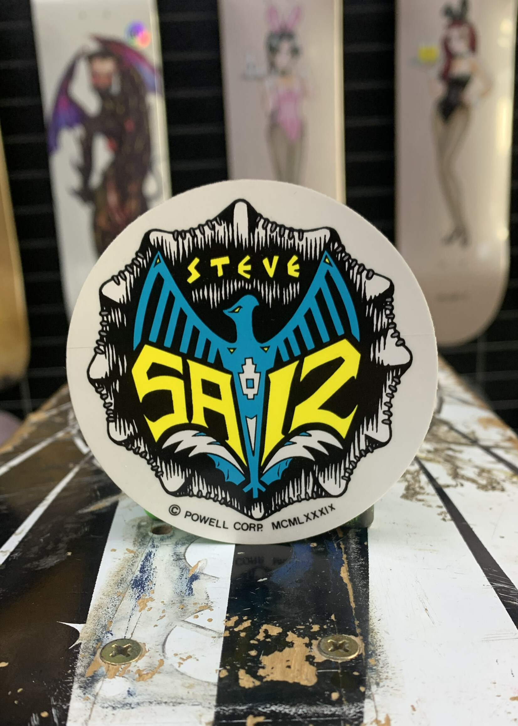 Powell Peralta POWELL PERALTA - Steve Saiz Totem Sticker - 3.125"