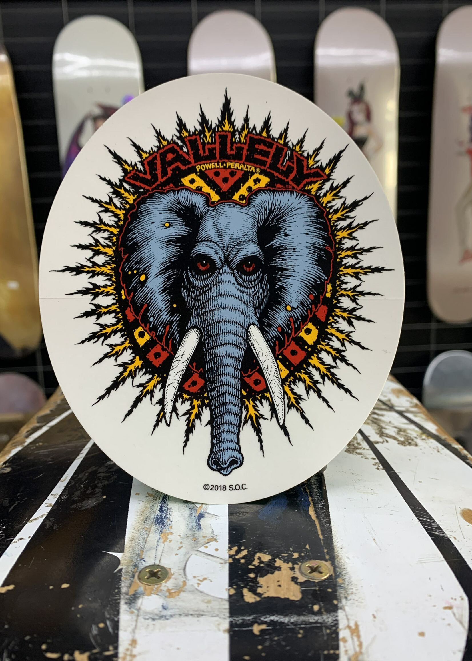 Powell Peralta POWELL PERALTA - Vallely Elephant Sticker