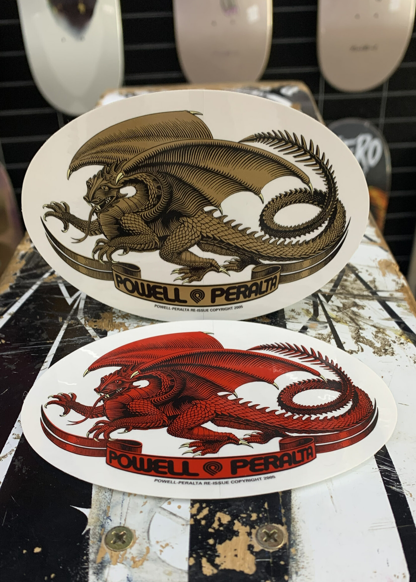 Powell Peralta POWELL PERALTA - Oval Dragon Sticker - 5"