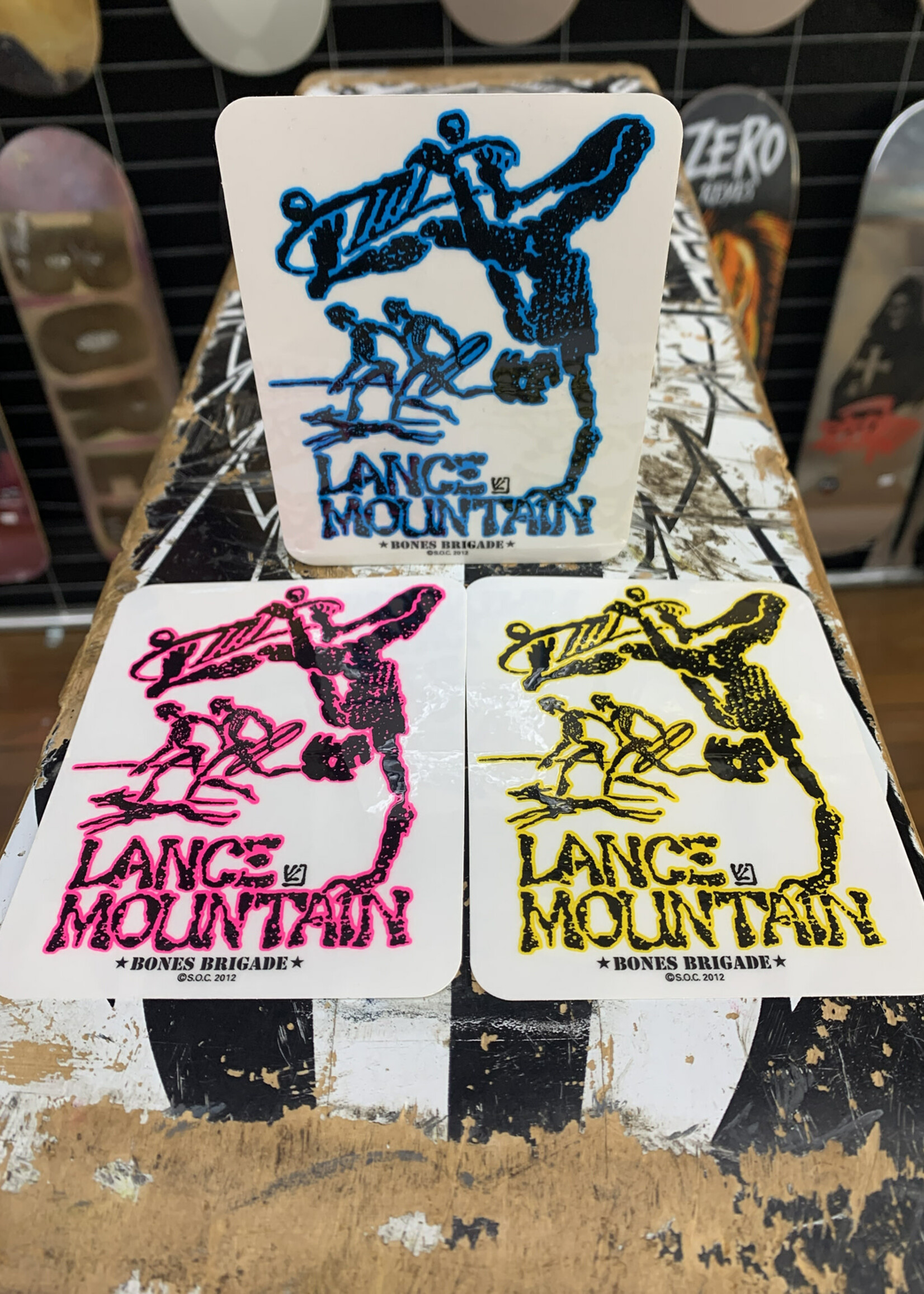 Powell Peralta BONES BRIGADE - Lance Mountain Future Primitive Sticker - 4.5"