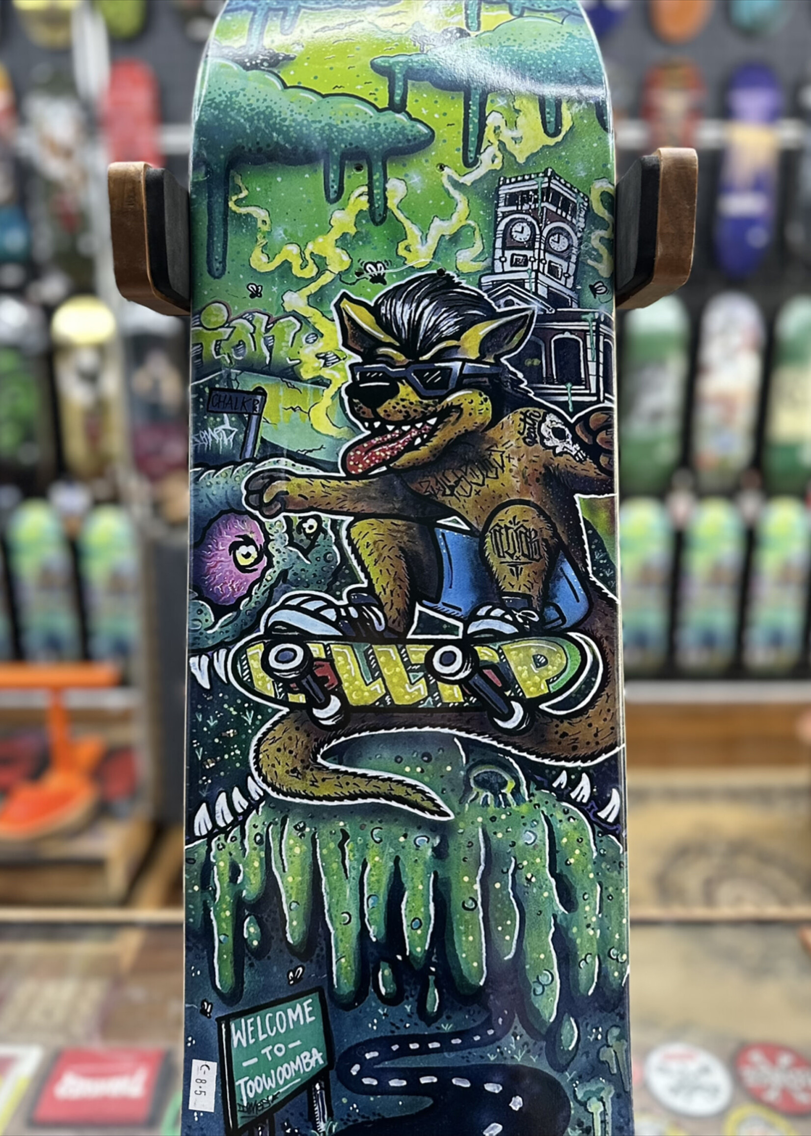 Hilltop Skateshop HILLTOP SKATESHOP - Brodie Eyers 2025 Graphic Classic Shape Popsicle
