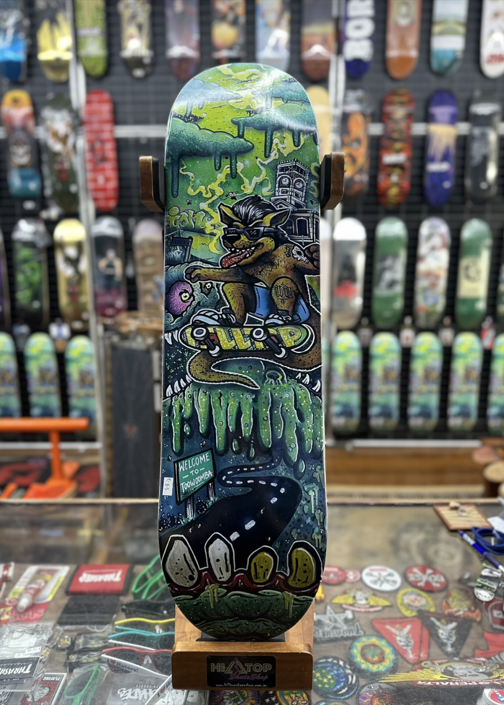 Hilltop Skateshop HILLTOP SKATESHOP - Brodie Eyers 2025 Graphic Classic Shape Popsicle