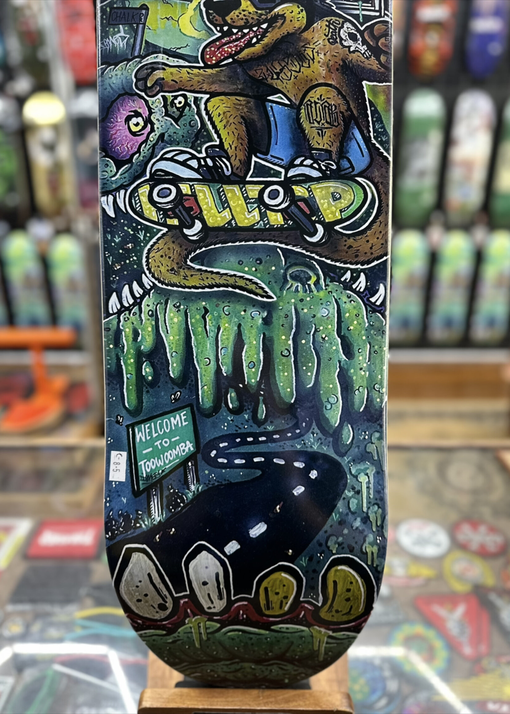 Hilltop Skateshop HILLTOP SKATESHOP - Brodie Eyers 2025 Graphic Classic Shape Popsicle